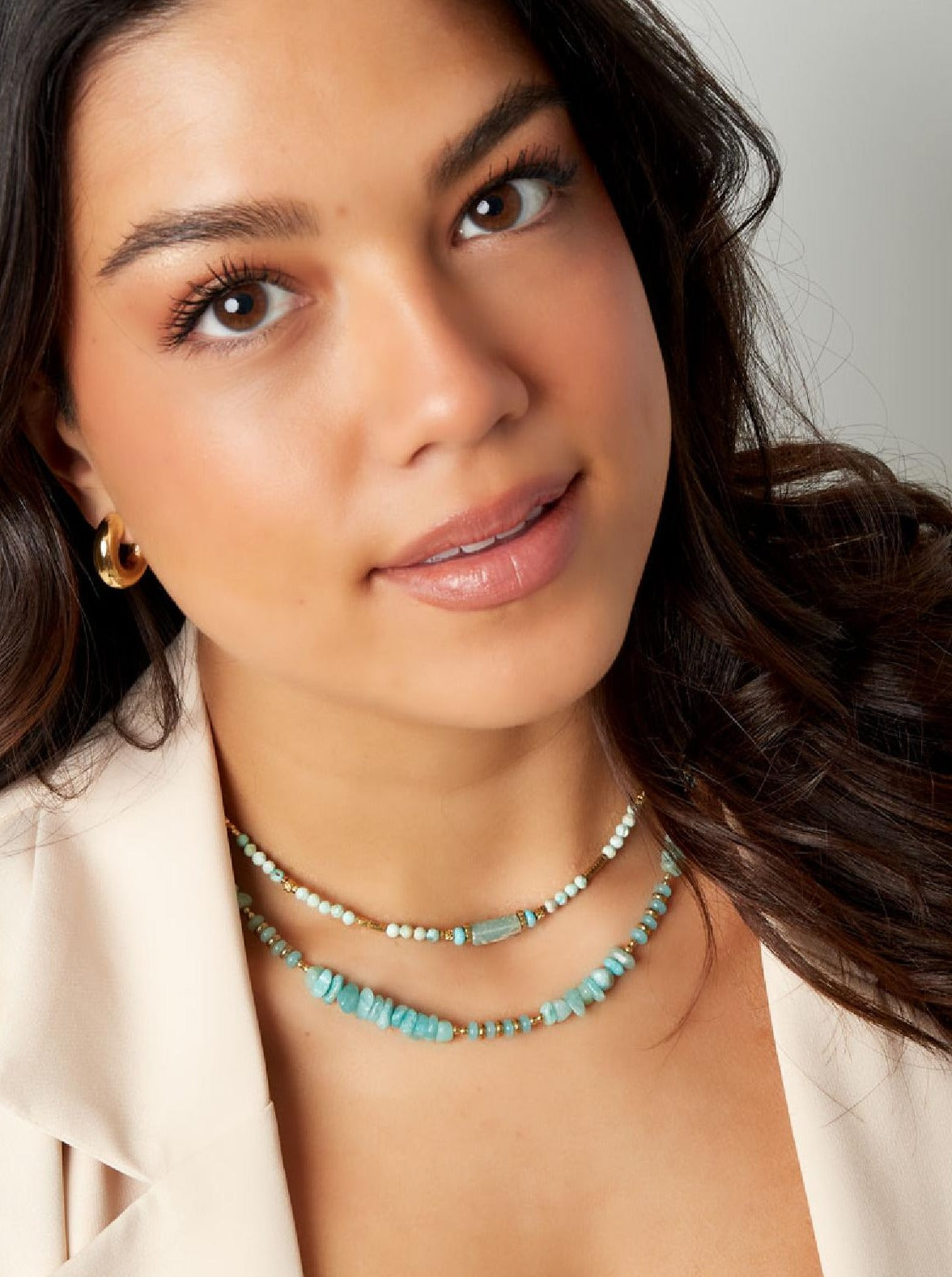 Perlenkette "Blue Lagoon"