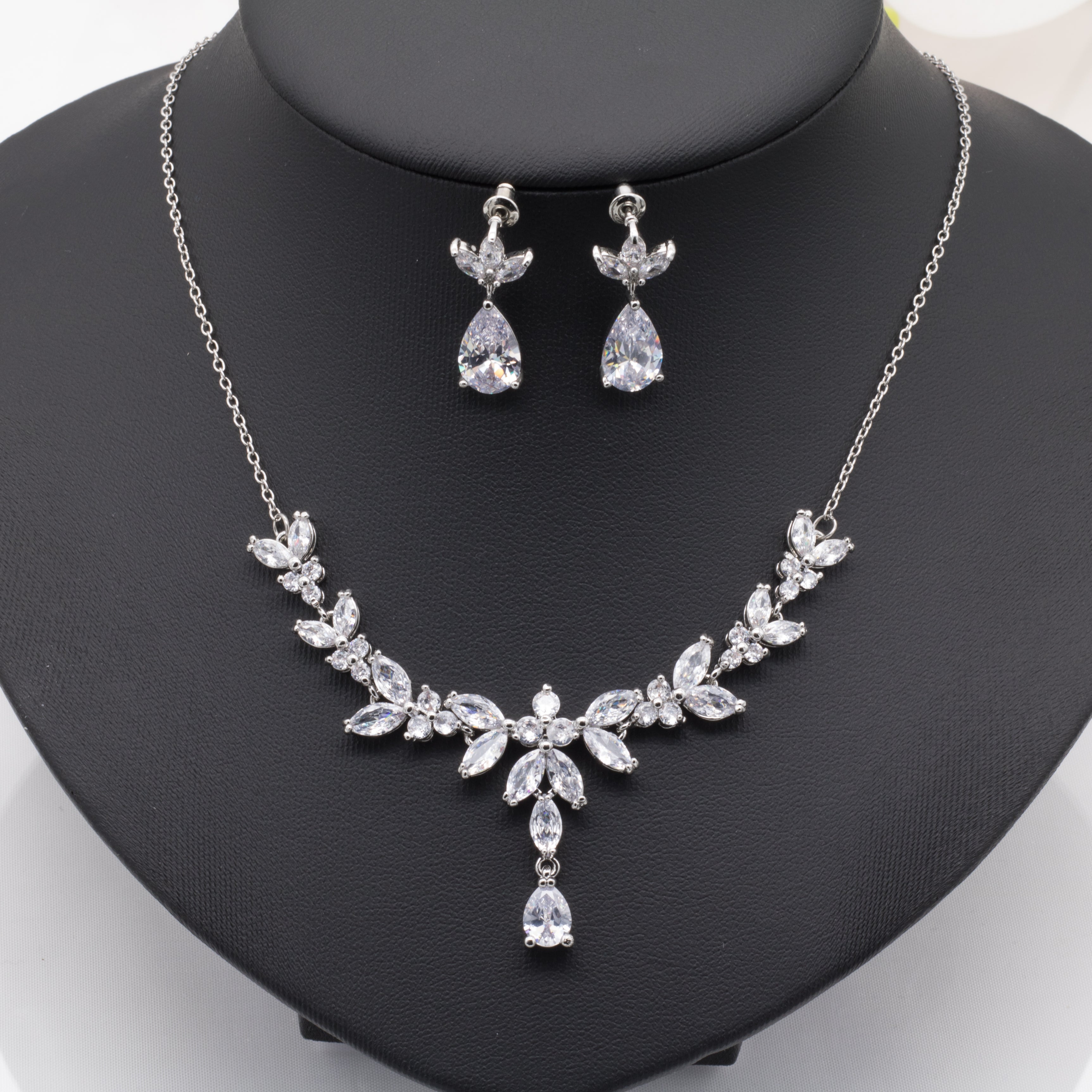 Brautschmuck Set silber