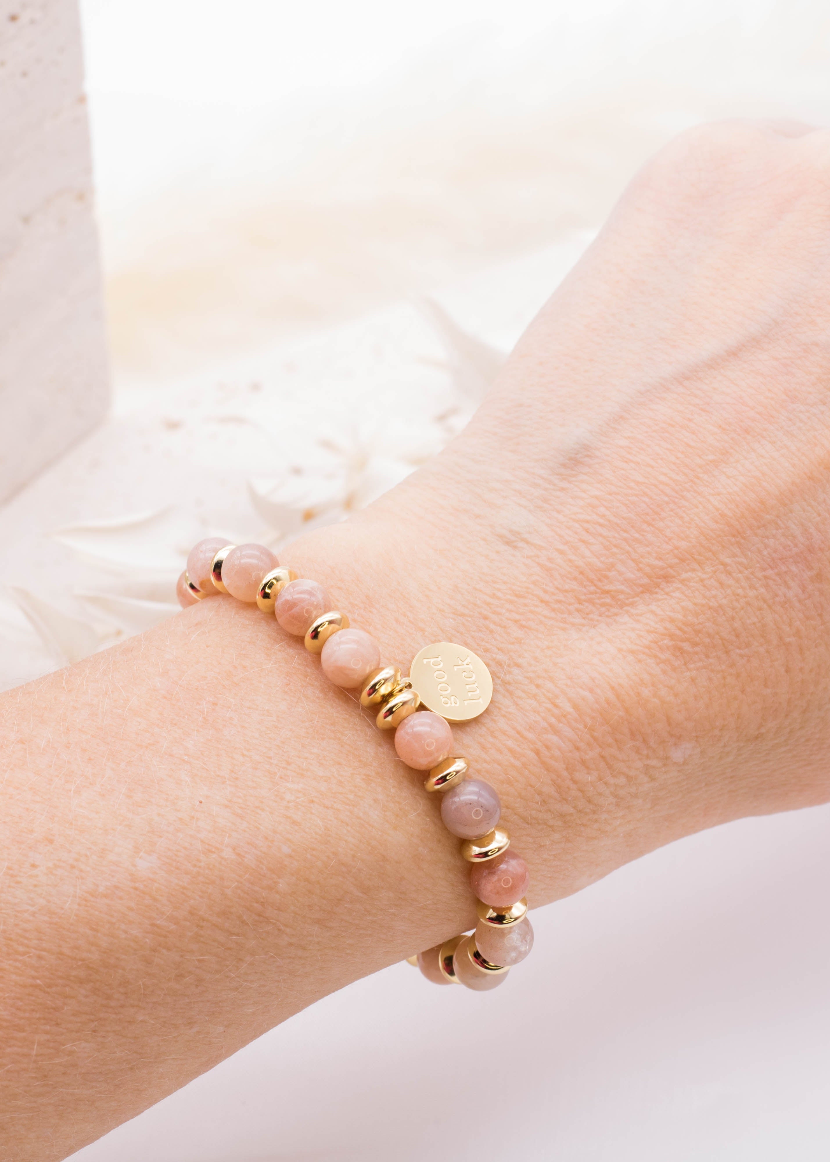 Edelstein Armband "Giulia" Mondstein