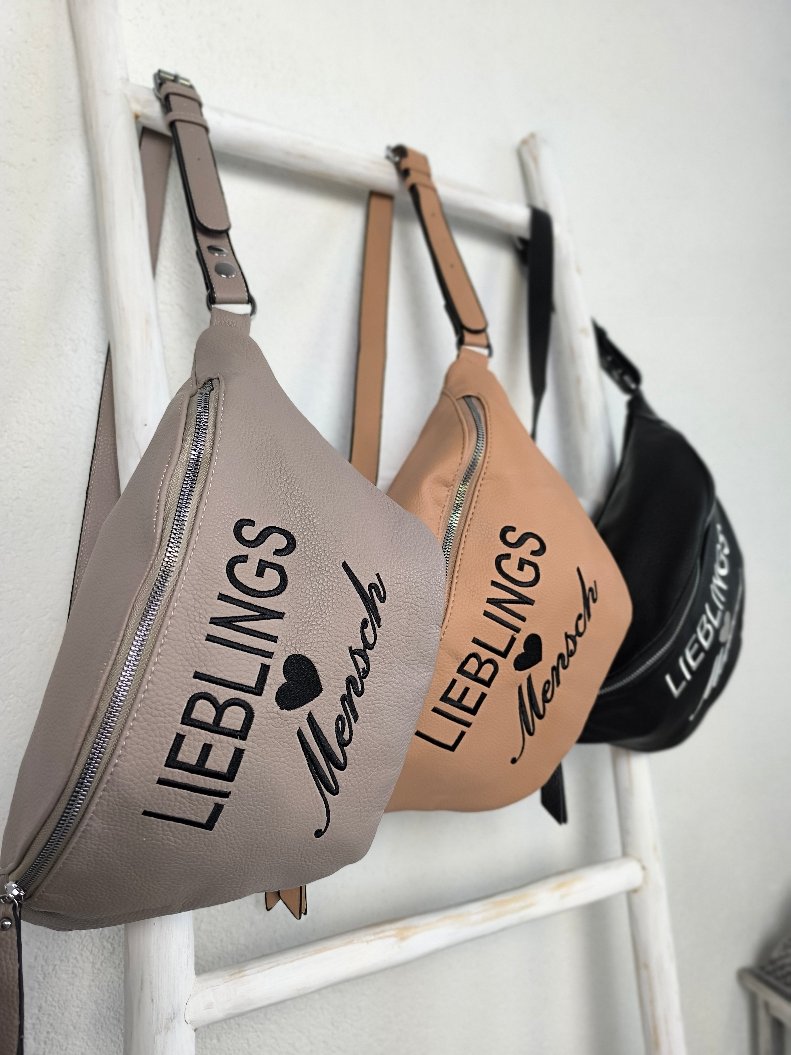 Bodybag Größe L "Lieblingsmensch" 3 Farben