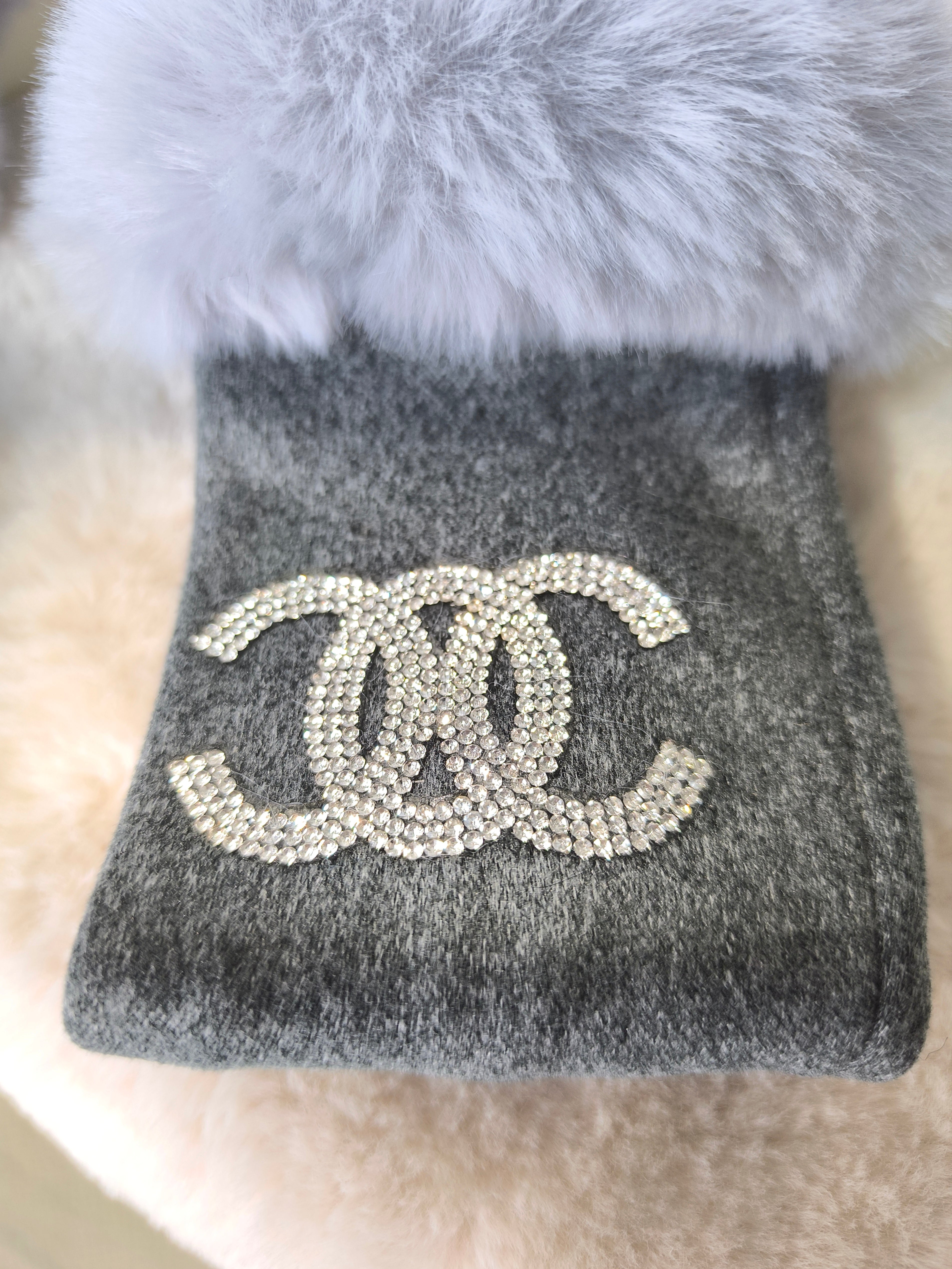 Warme Handschuhe grau in 2 Varianten