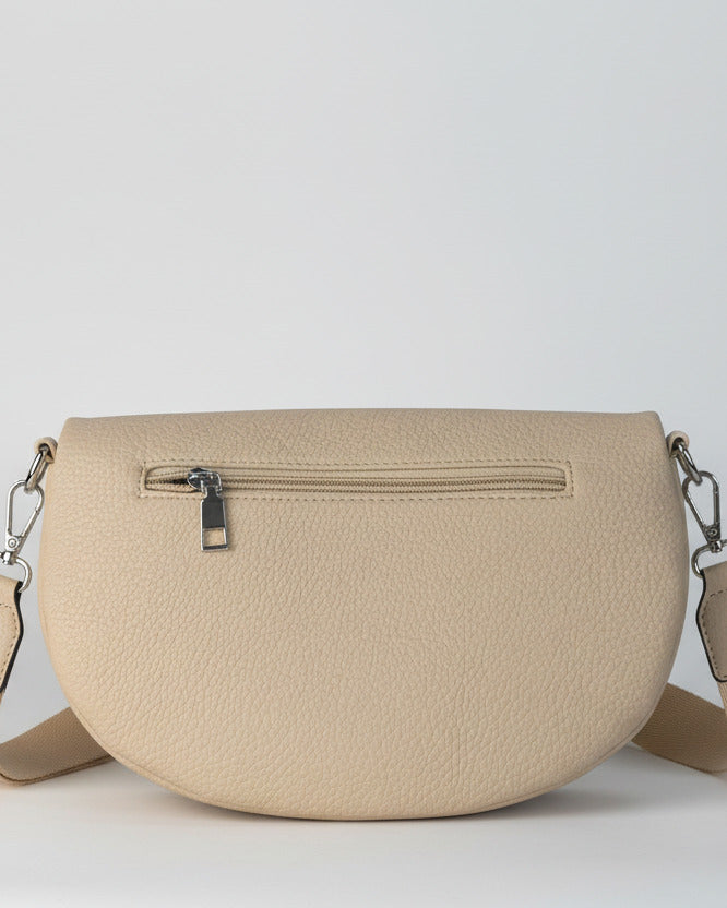 Crossbag/Gürteltasche in dunkelbeige