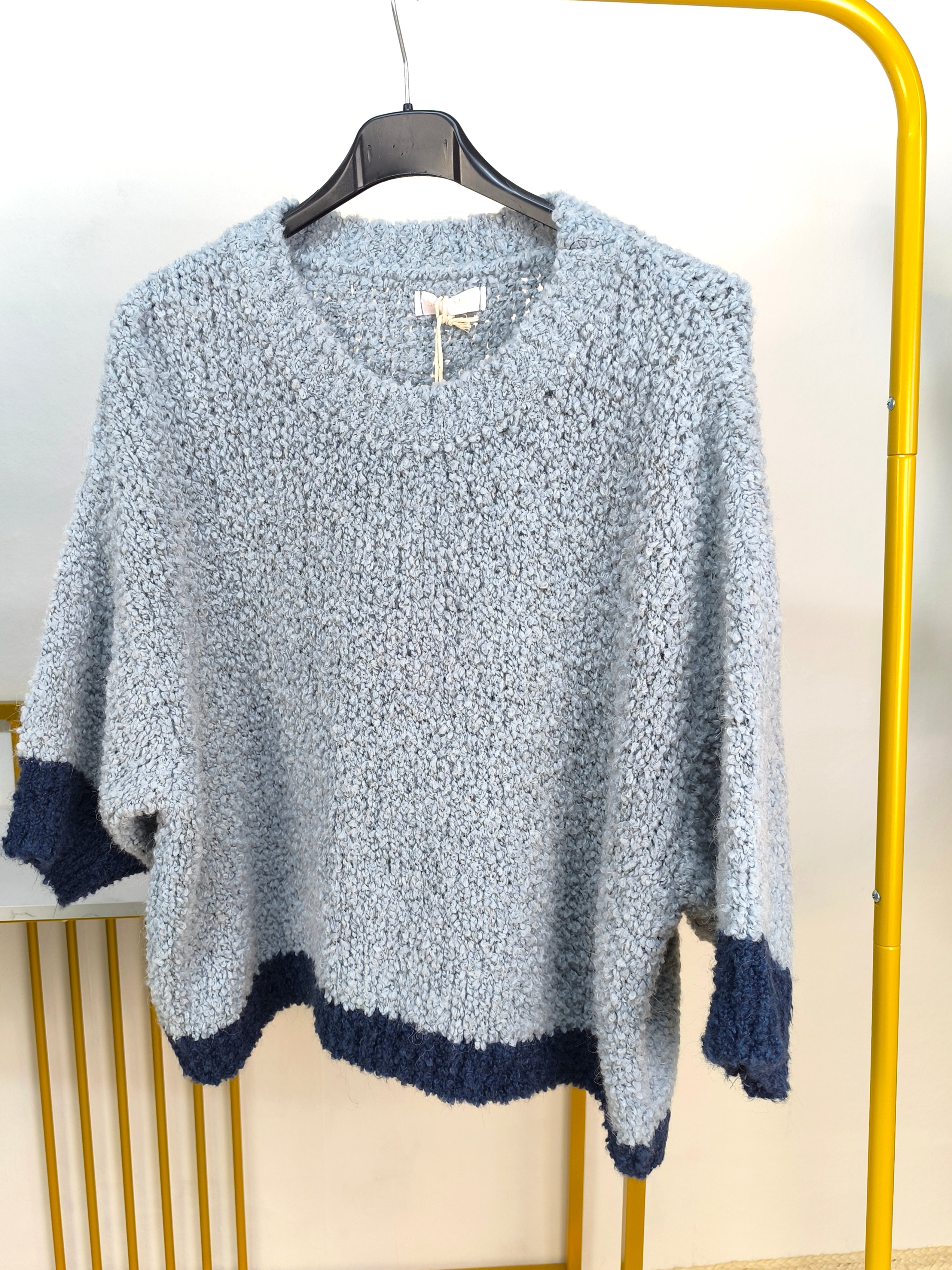 3er Set Pullover in blau (38-42)