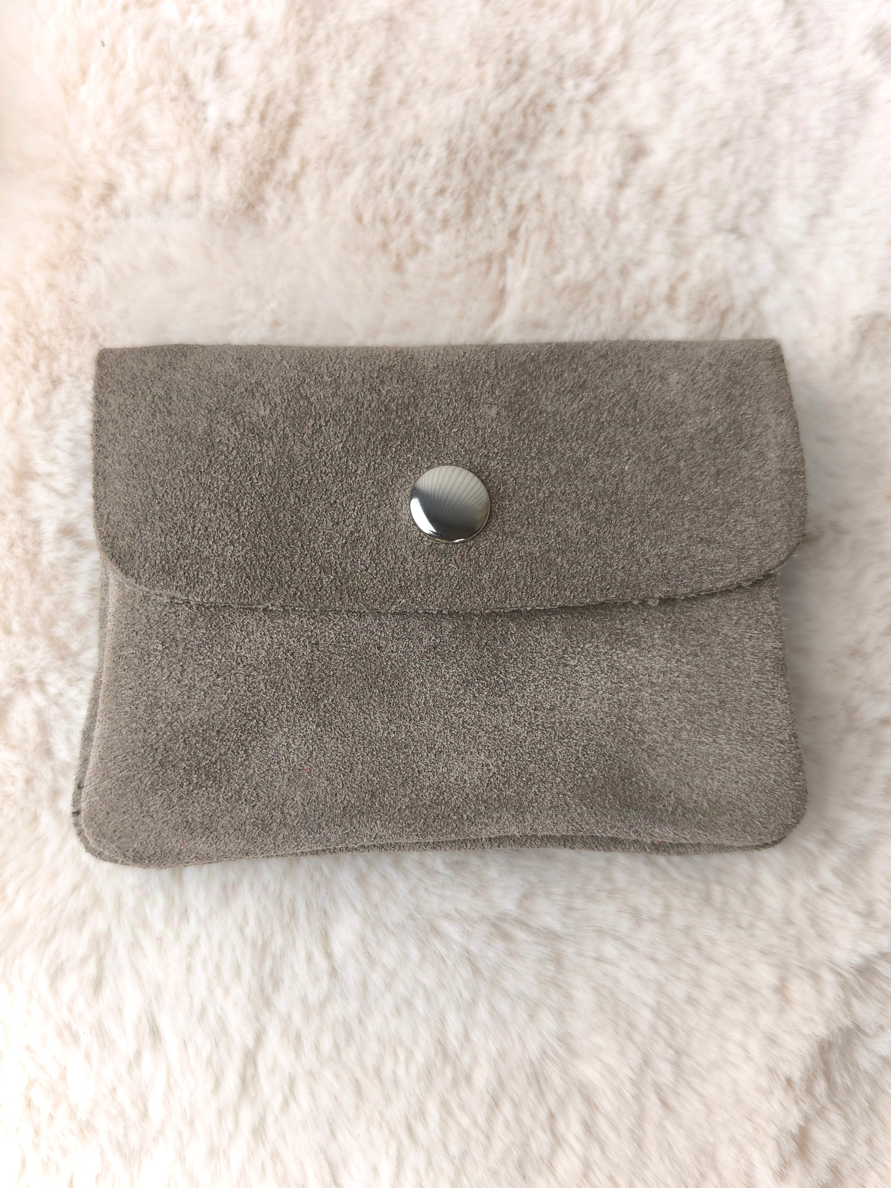 Kleine Geldbörsen aus echtem Wildleder in 3 Farben