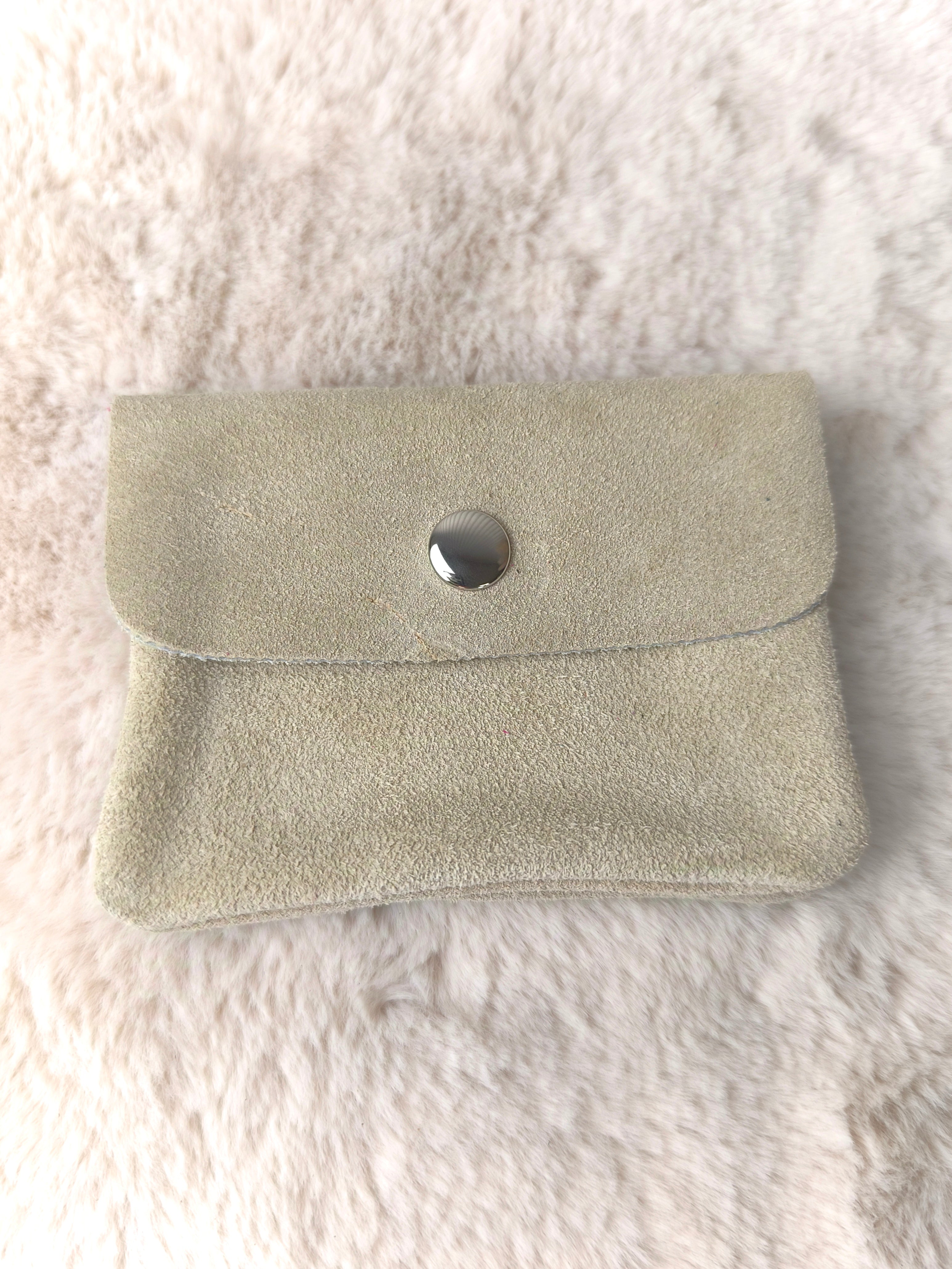 Kleine Geldbörsen aus echtem Wildleder in 3 Farben