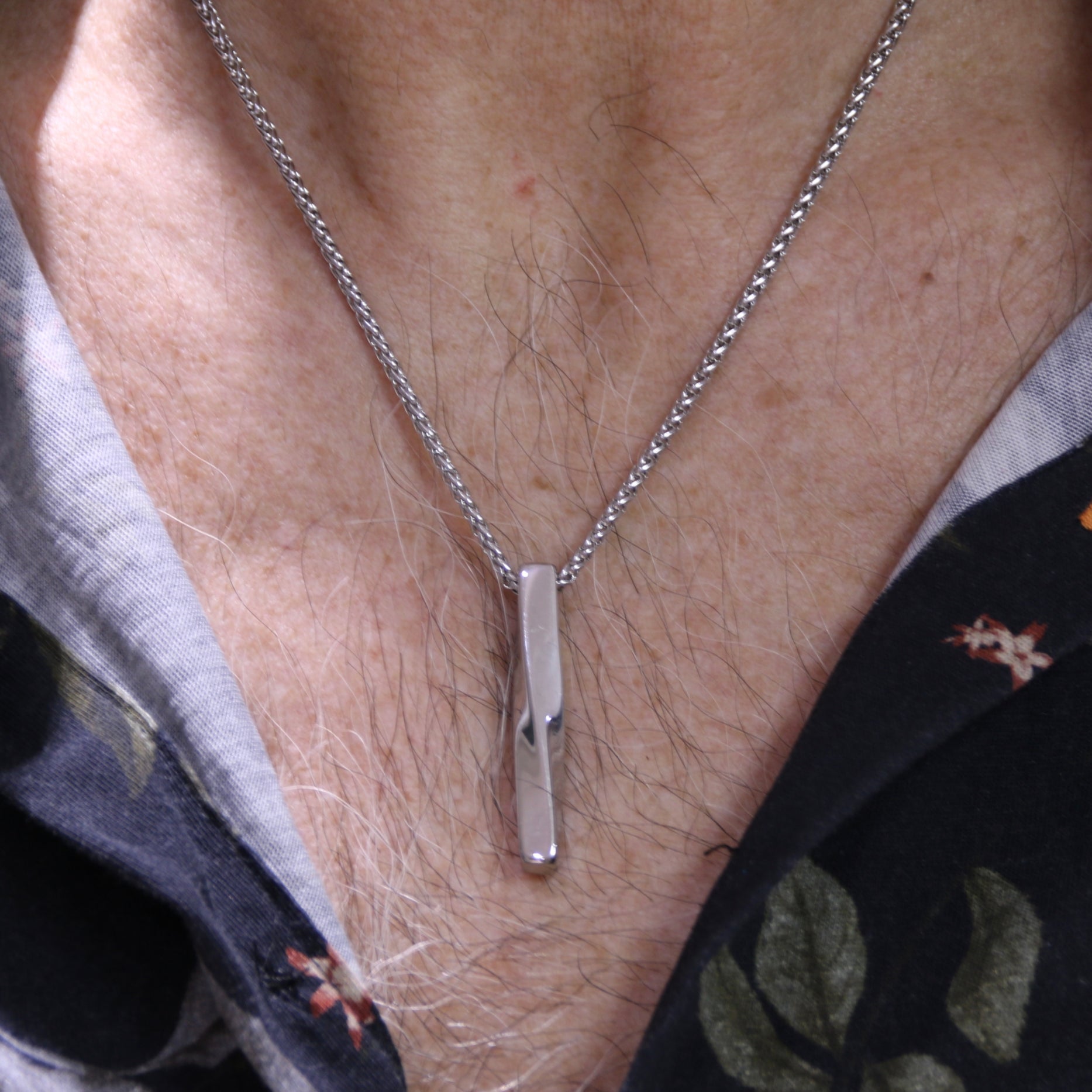 Edelstahl Halskette "Stab"