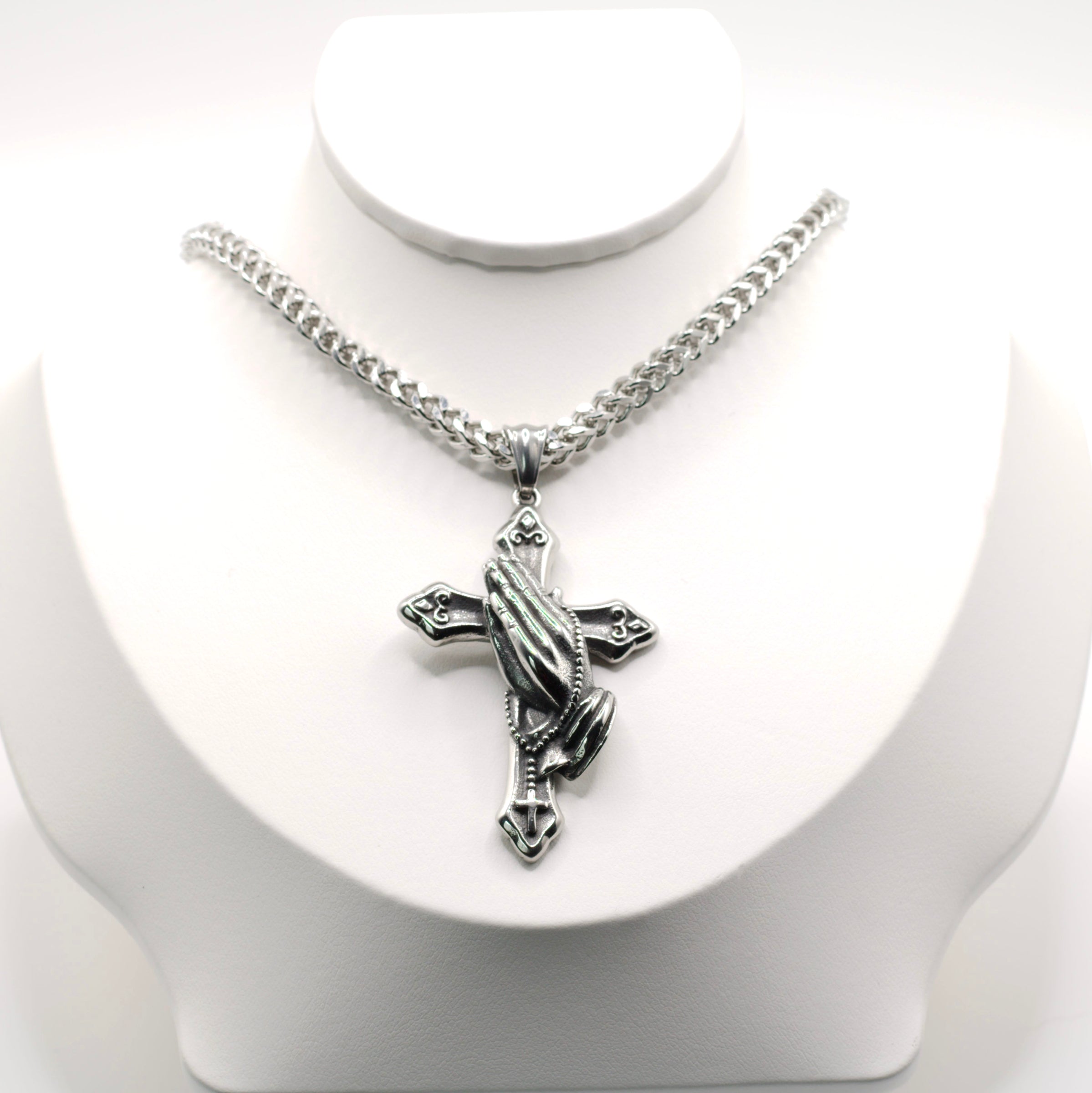 Edelstahl Kreuzkette