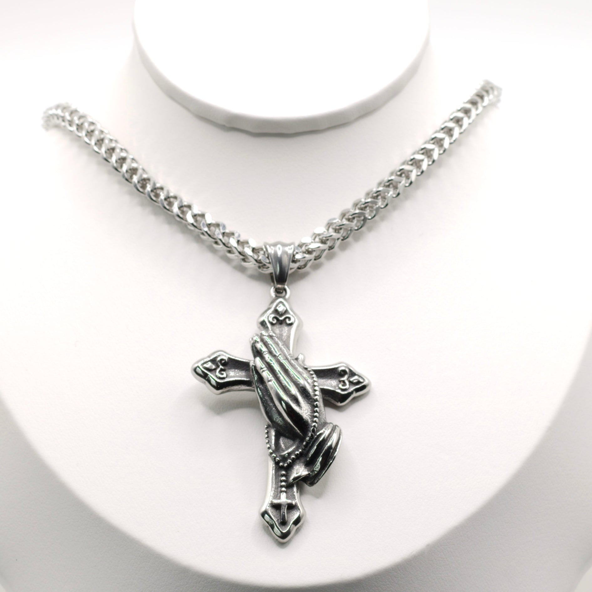 Edelstahl Kreuzkette