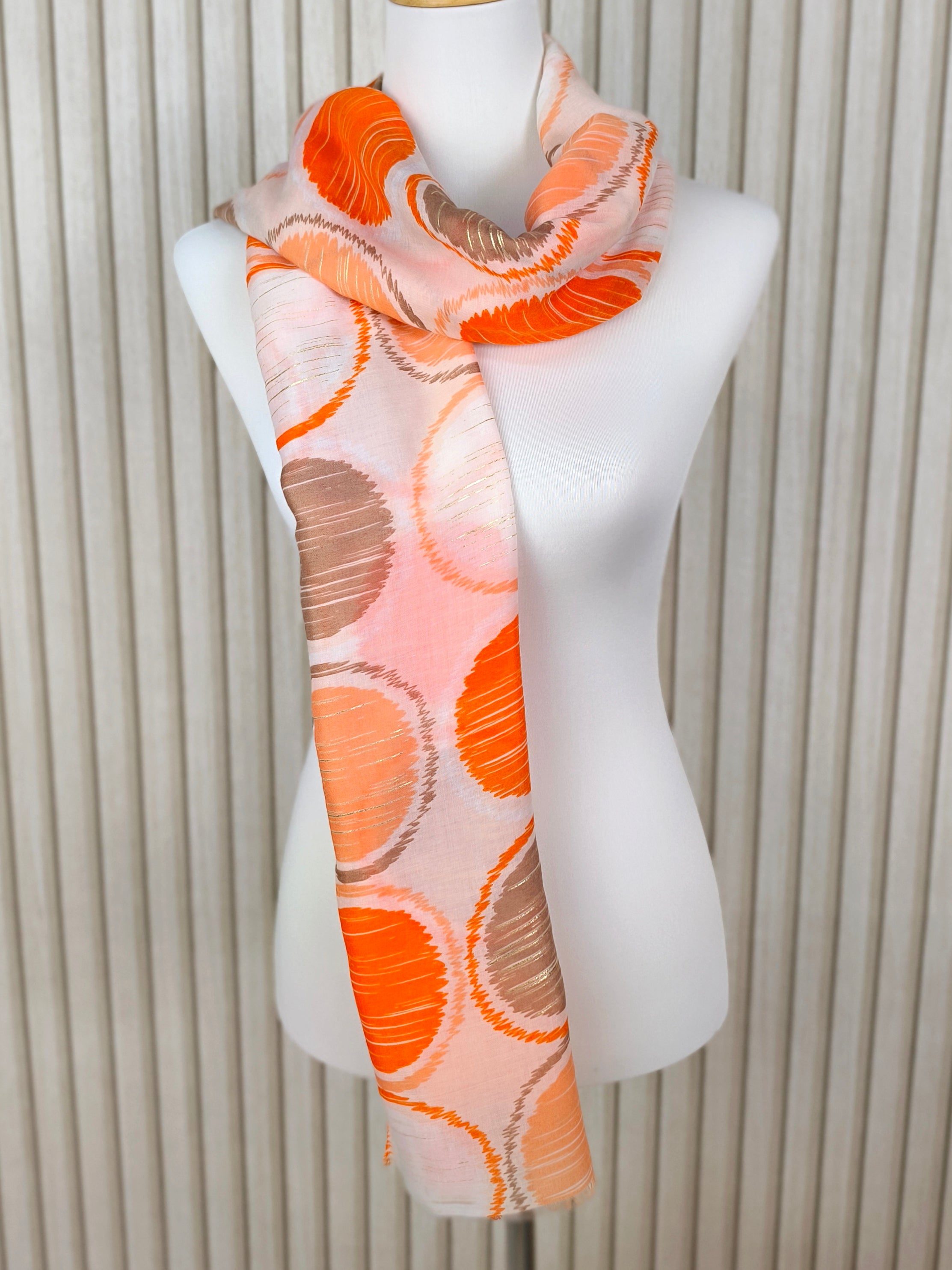 Leichtes Halstuch orange