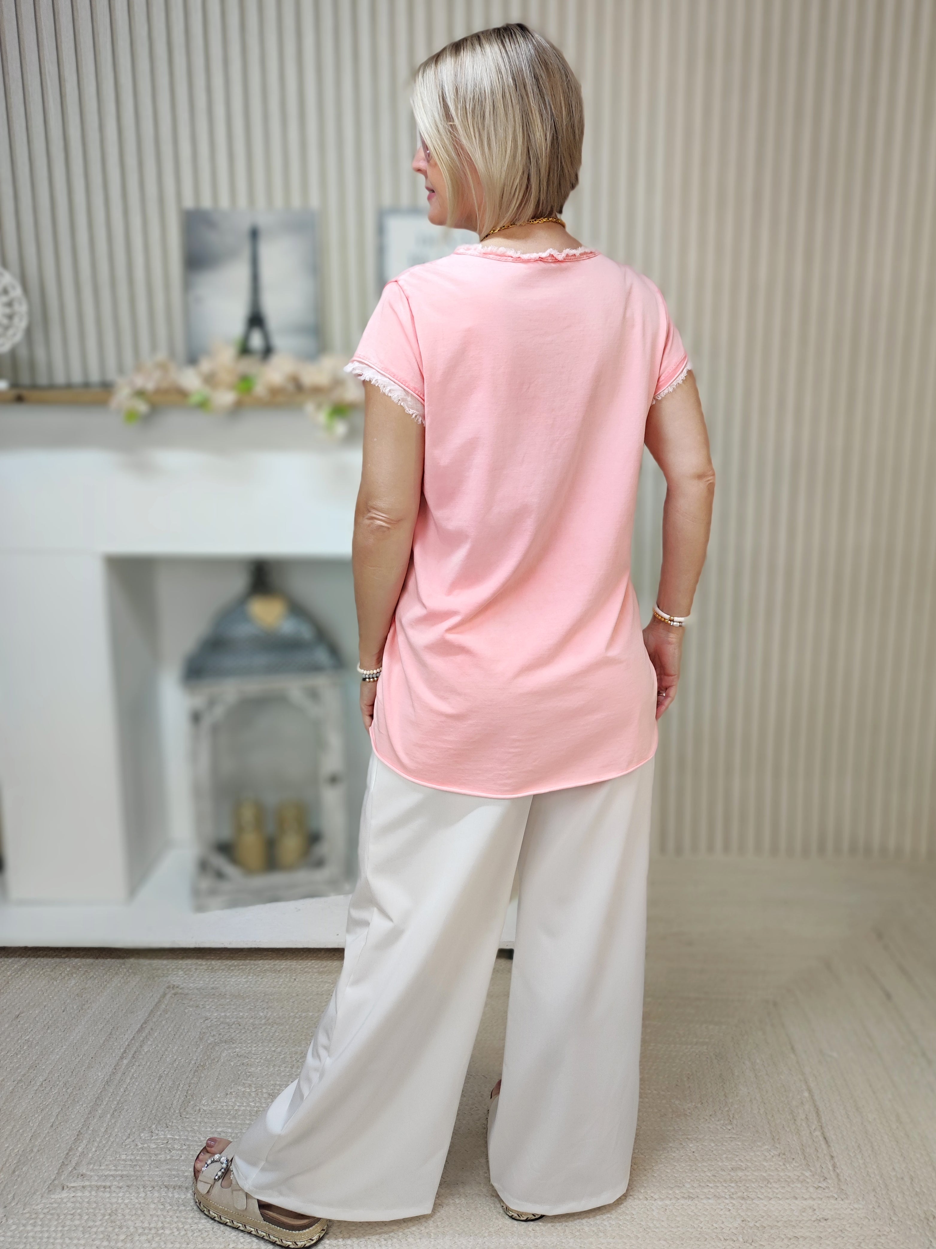 T-Shirt "Amor" lachs (36-40/42)