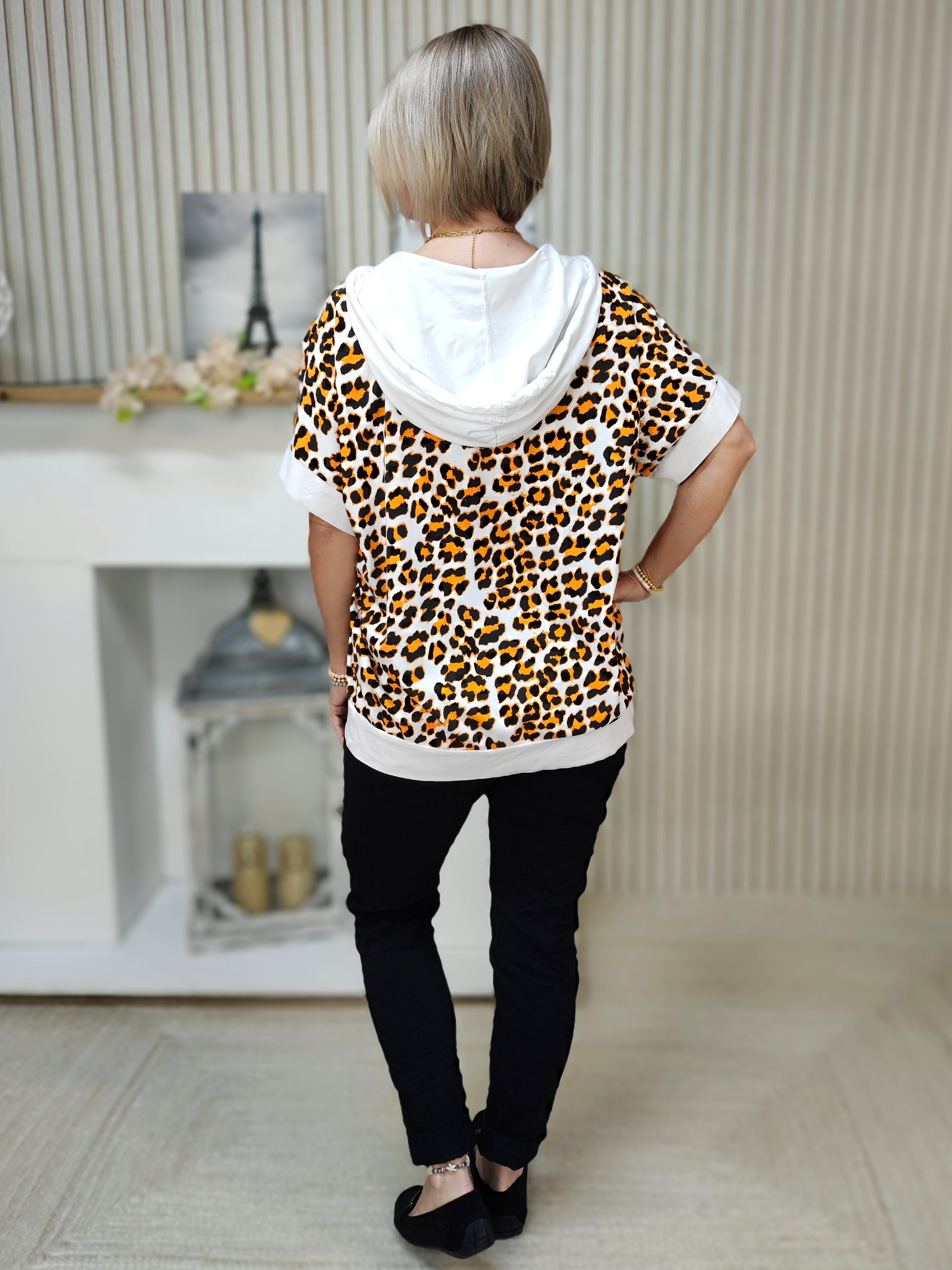 Shirt Hoodie Leo Musterung (36-42/44)