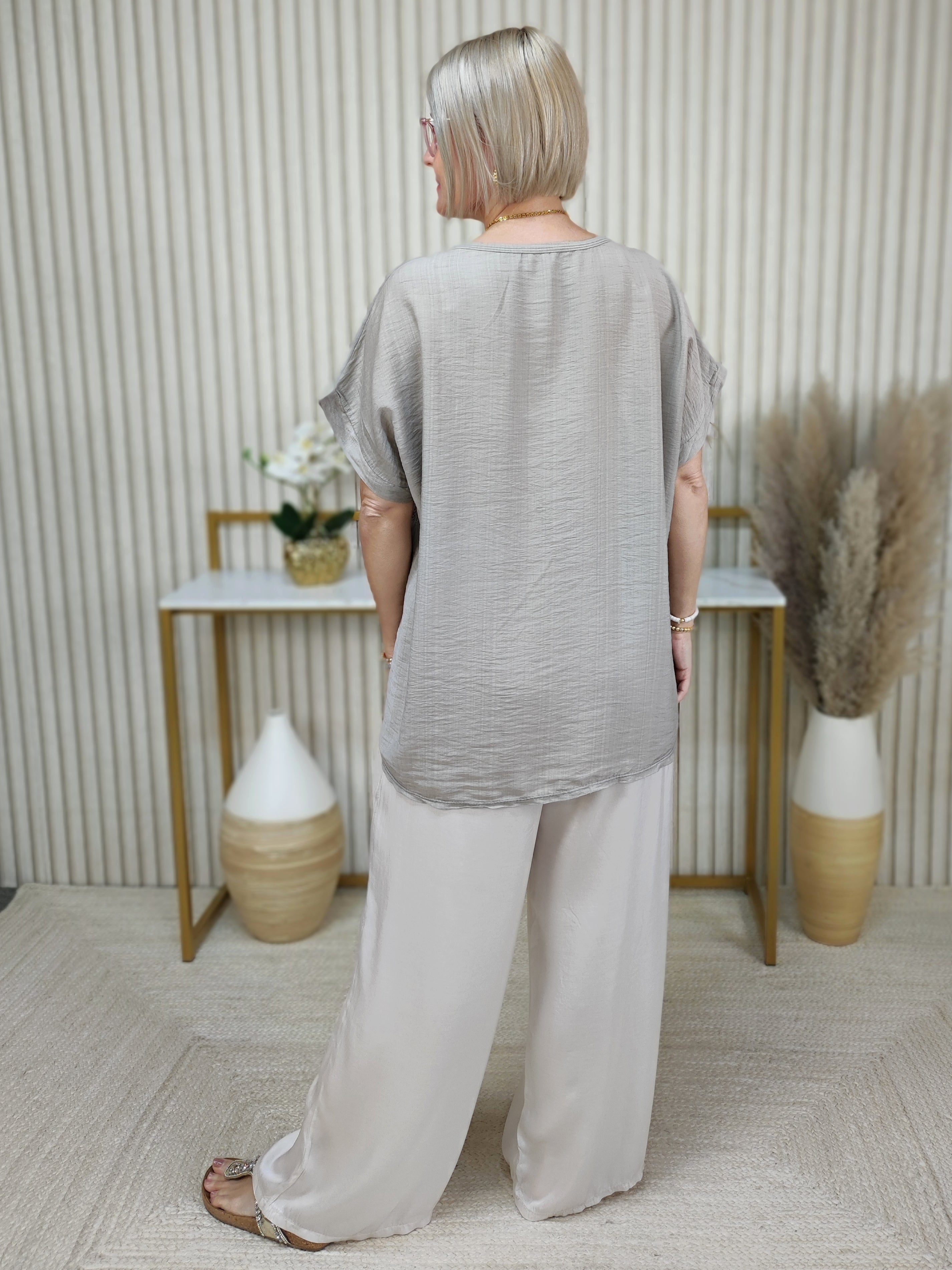 Blusen - Shirt "Rita" mud (40-42/44)