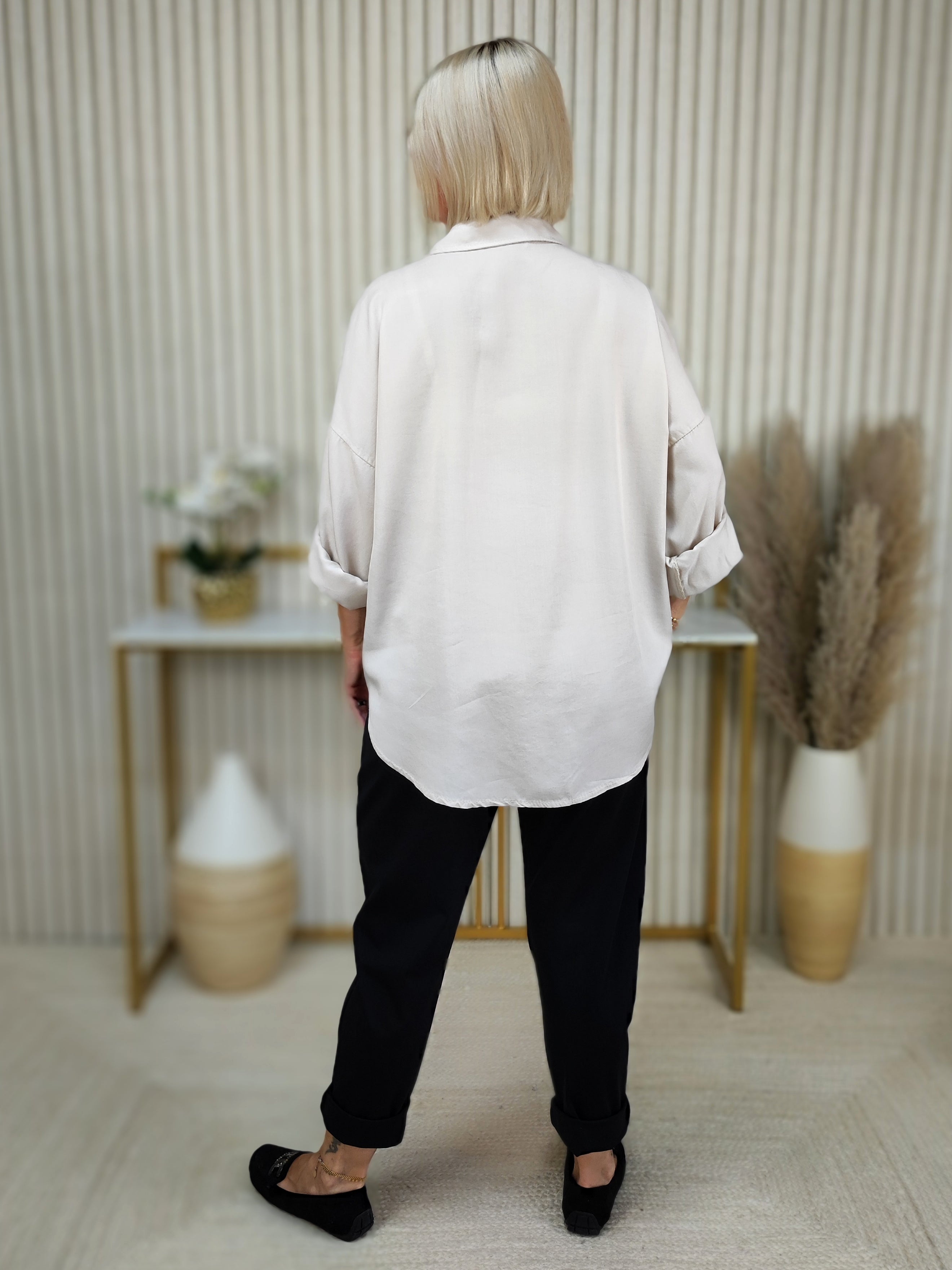 Bluse "Bea" beige (38-42/44)