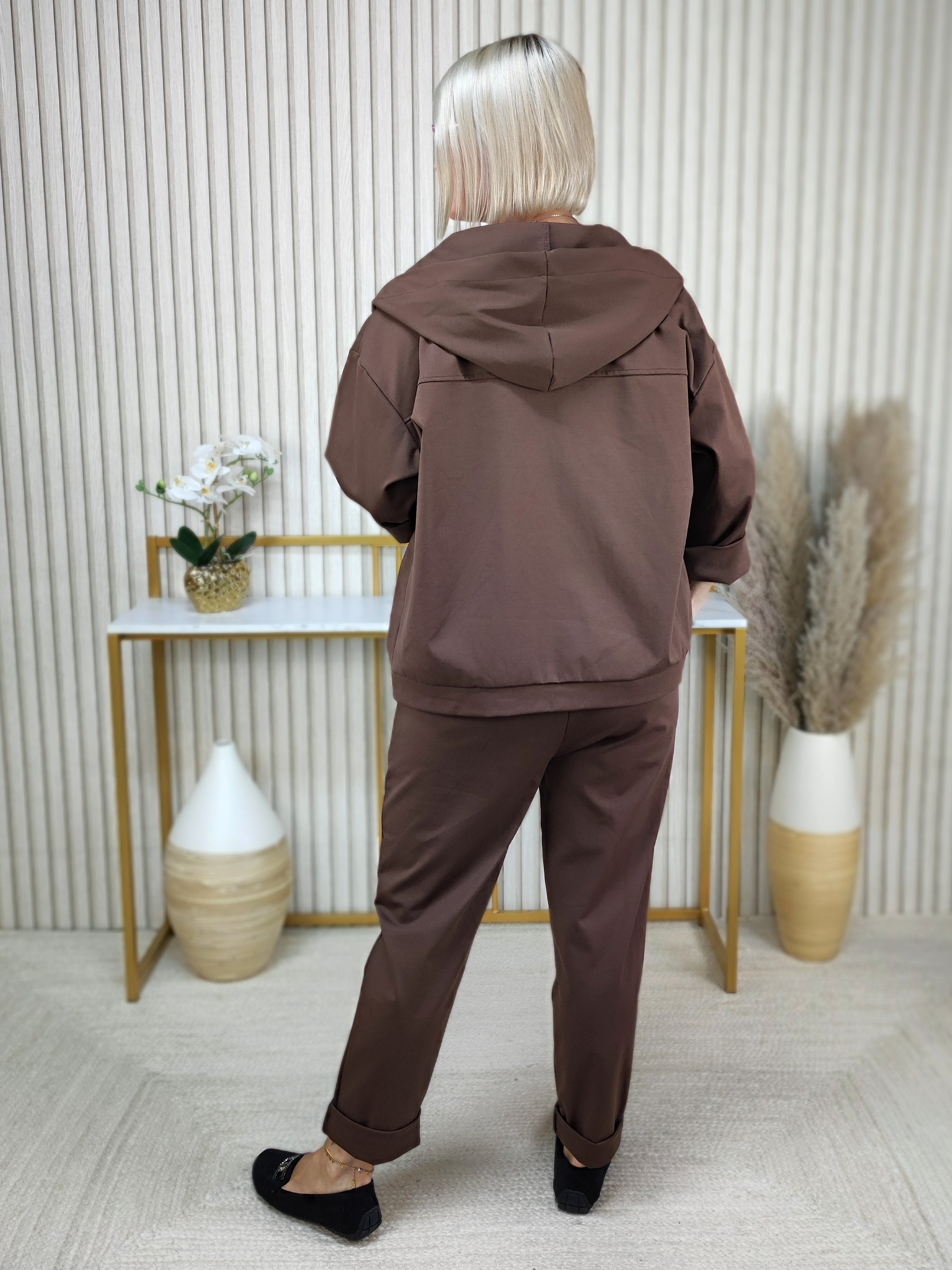 Jacke "Liv" schokobraun (38-44)