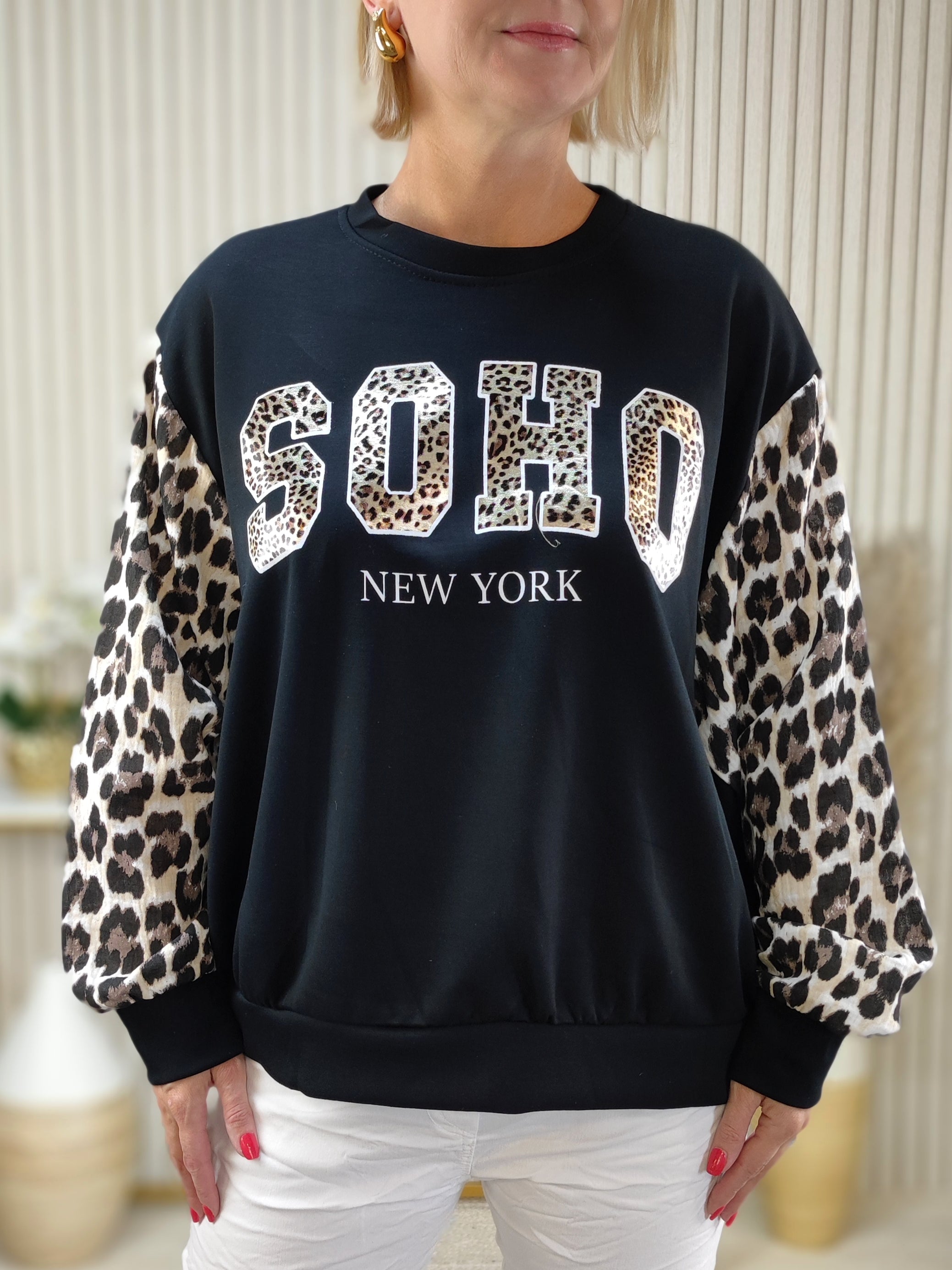 Sweatshirt "Soho" schwarz (38-44)