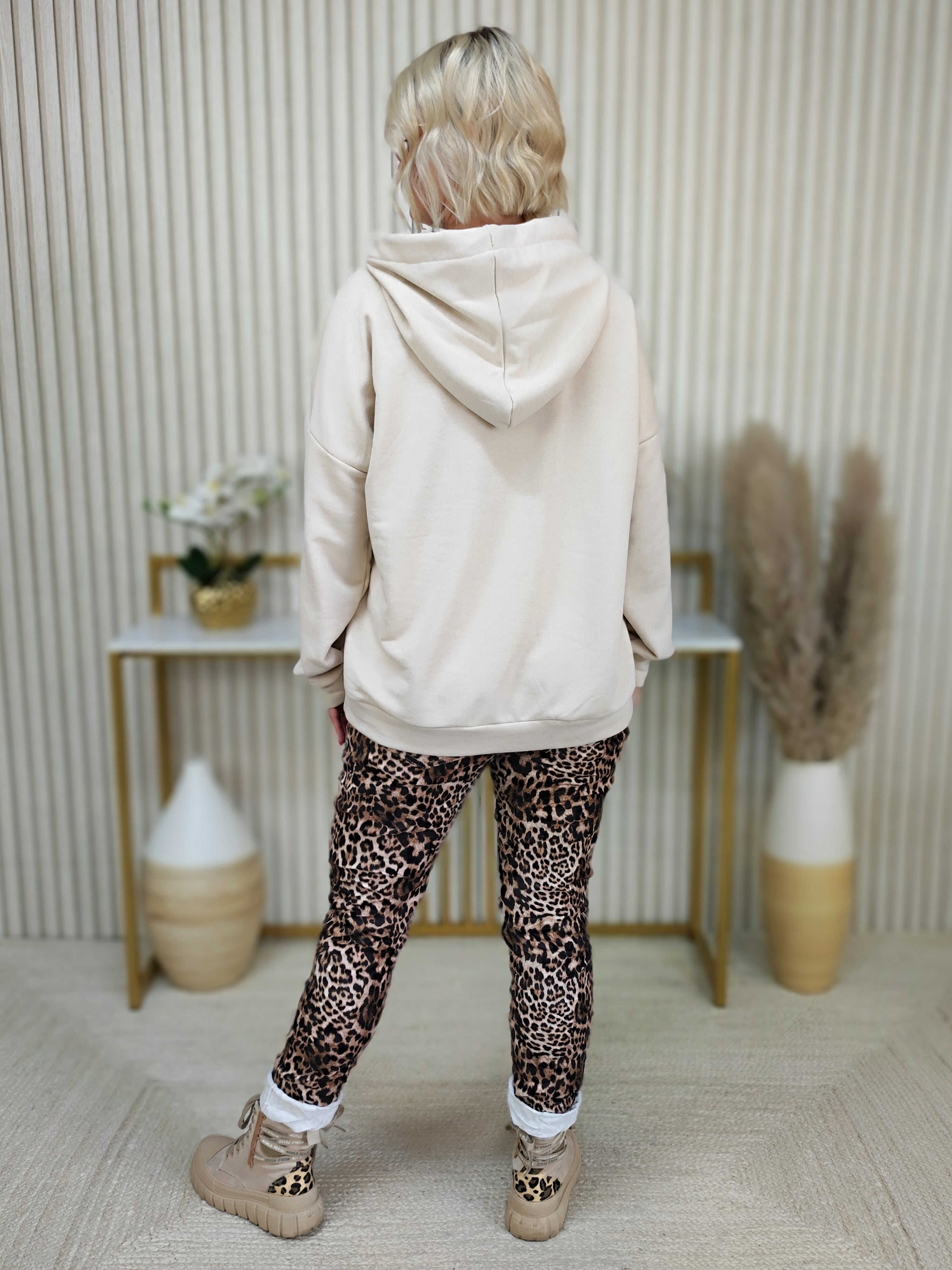 Sweatshirt/Hoodie "Sunrise" beige (38-42/44)