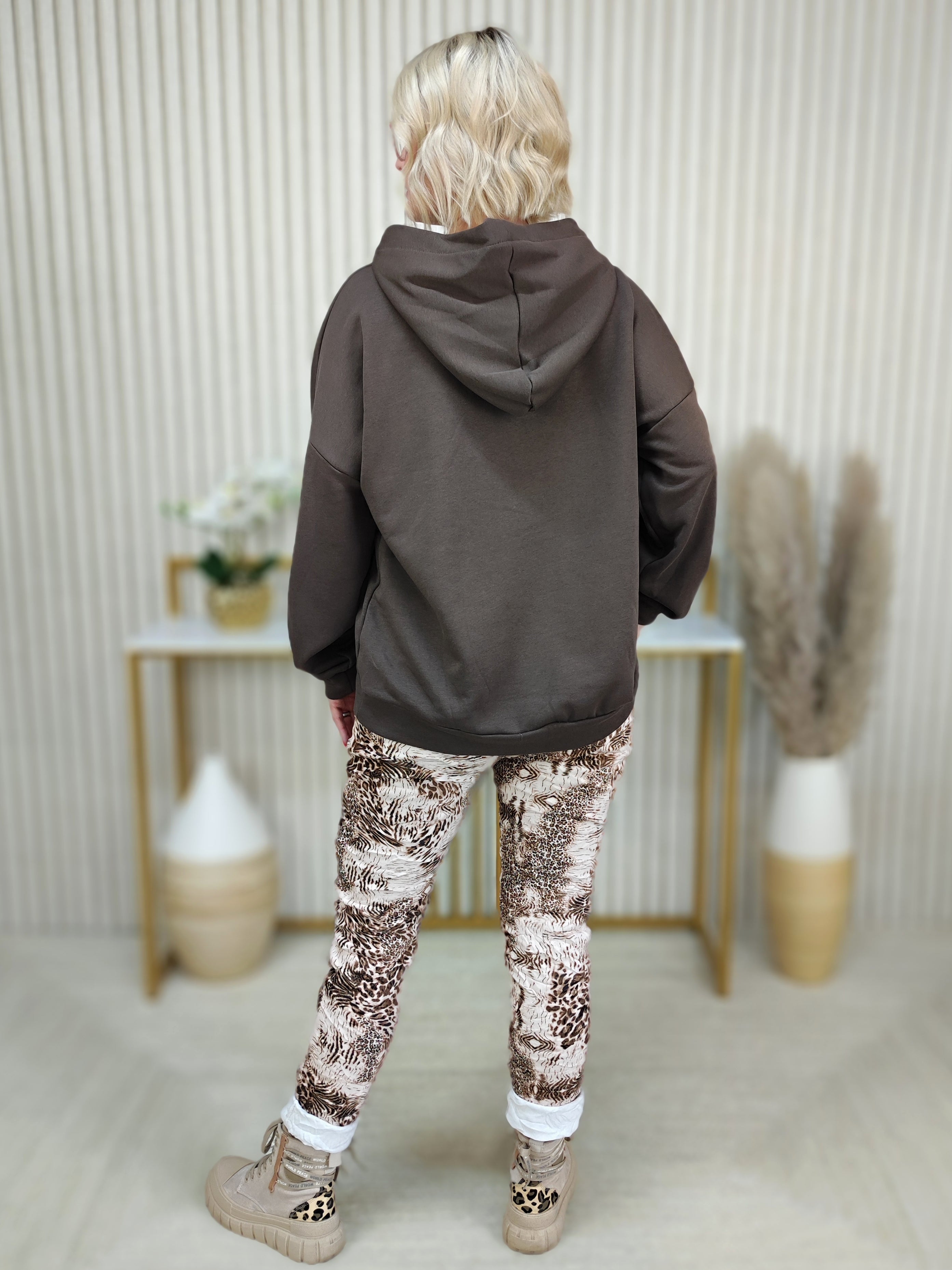 Sweatshirt/Hoodie "Sunrise" schoko (38-42/44)