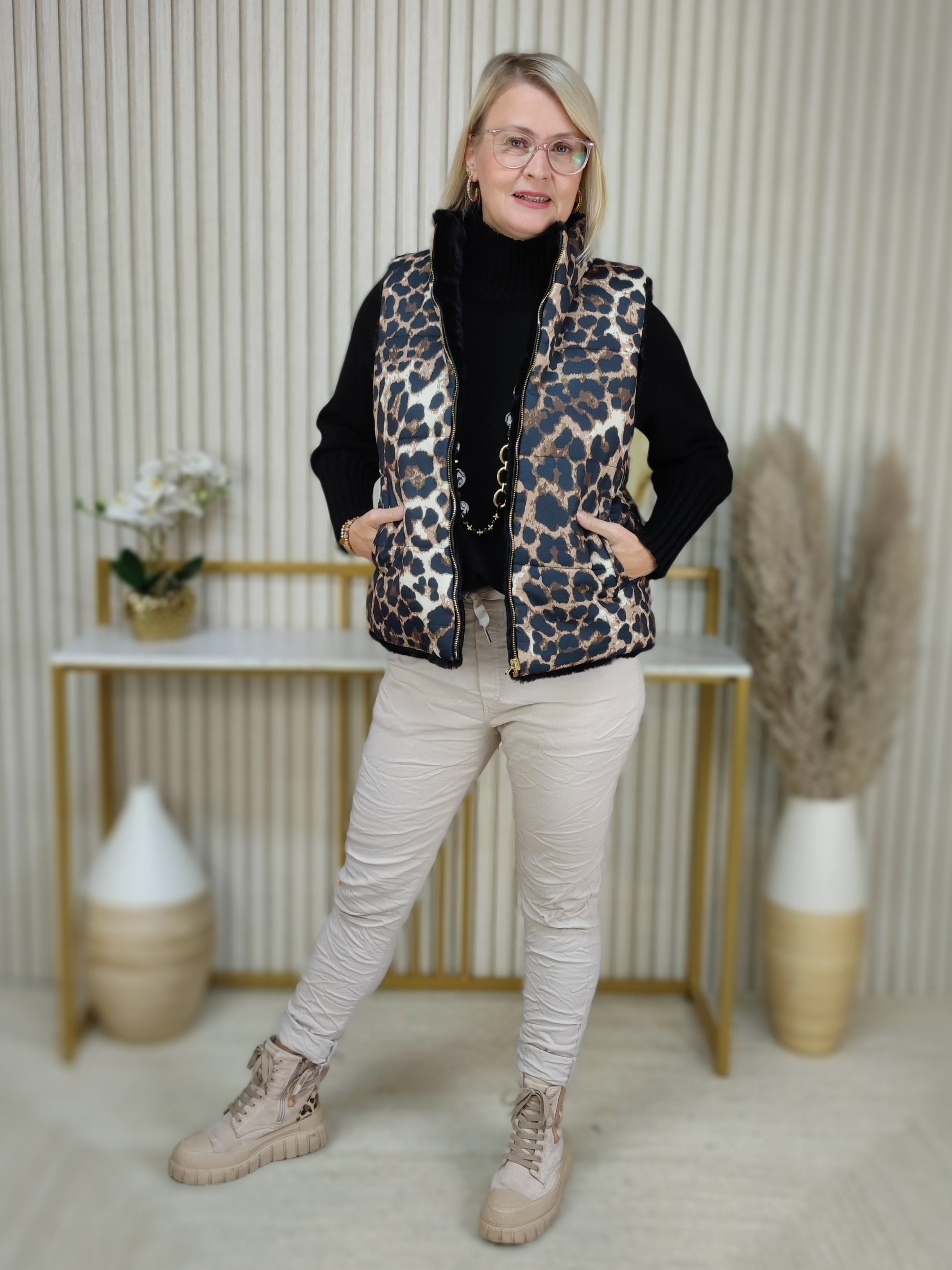 Wendeweste Leo/Schwarz (36-42)