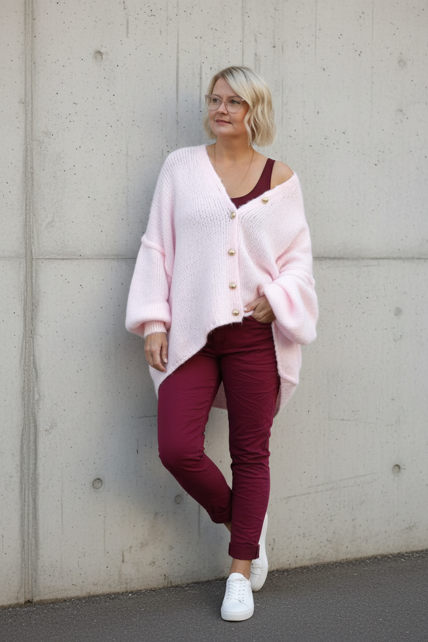 Shirt Top in vino (36-40/42)