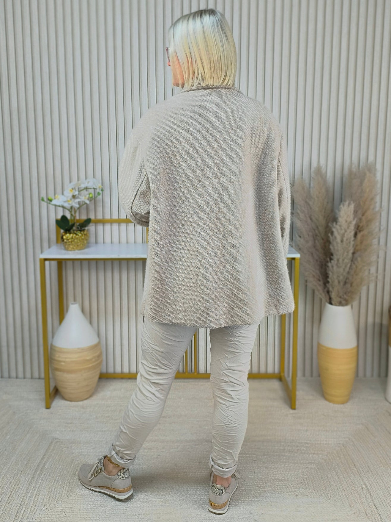 Jacke "Michaela" beige (40-44)