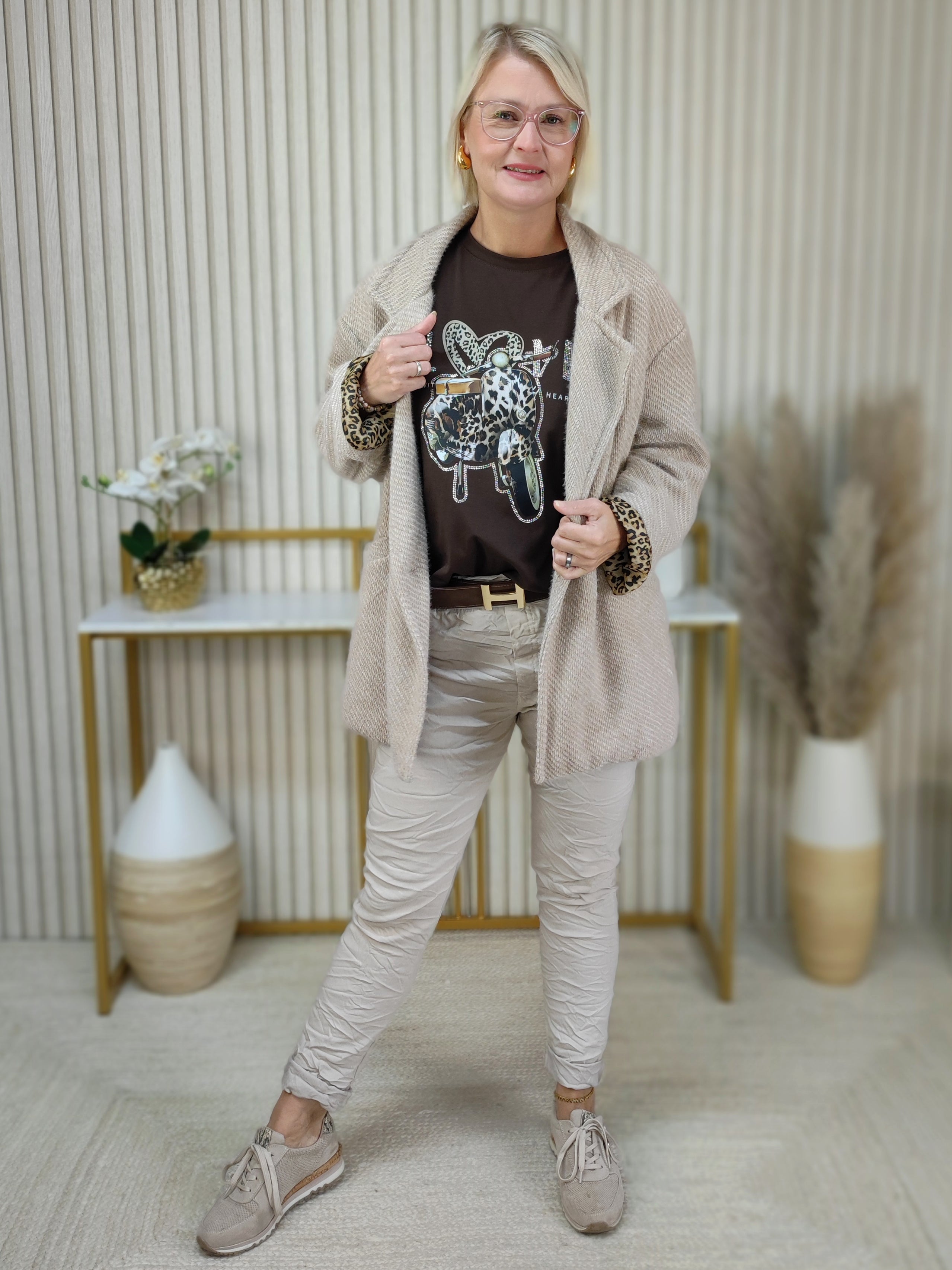 Jacke "Michaela" beige (40-44)