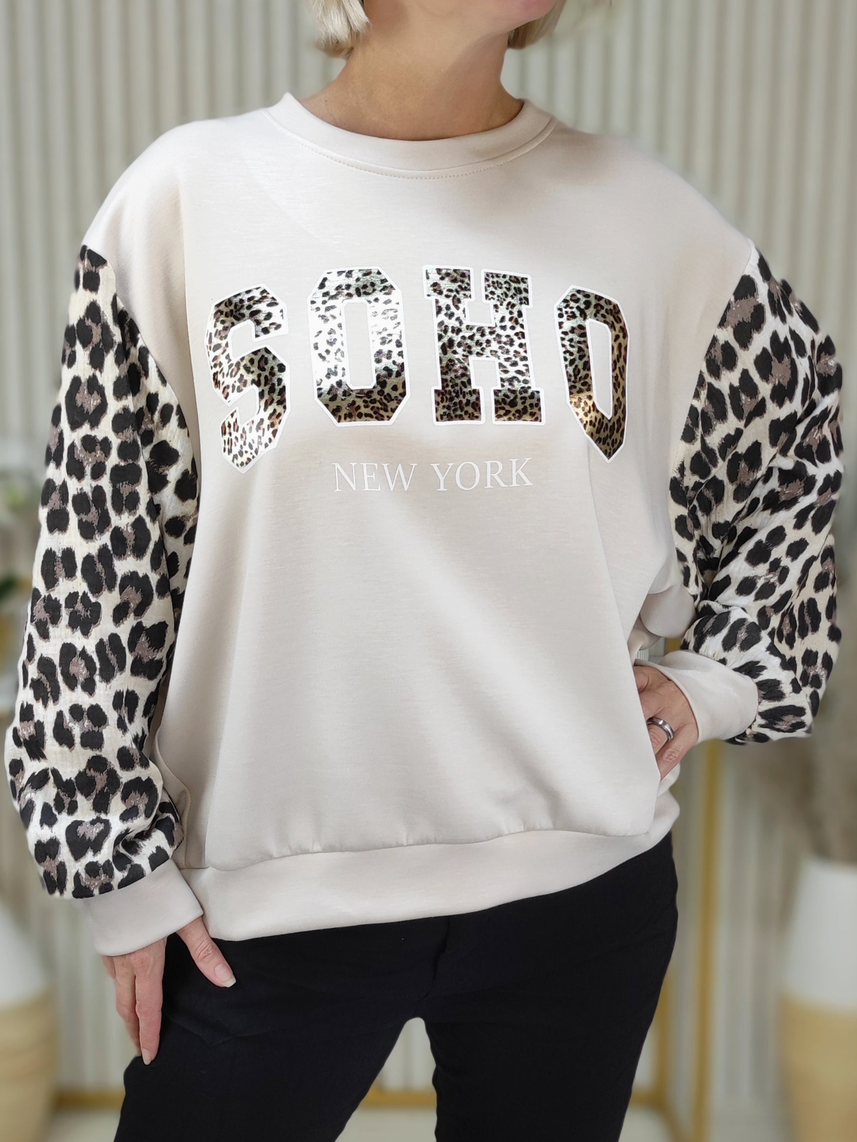 Sweatshirt "Soho" beige (38-44)