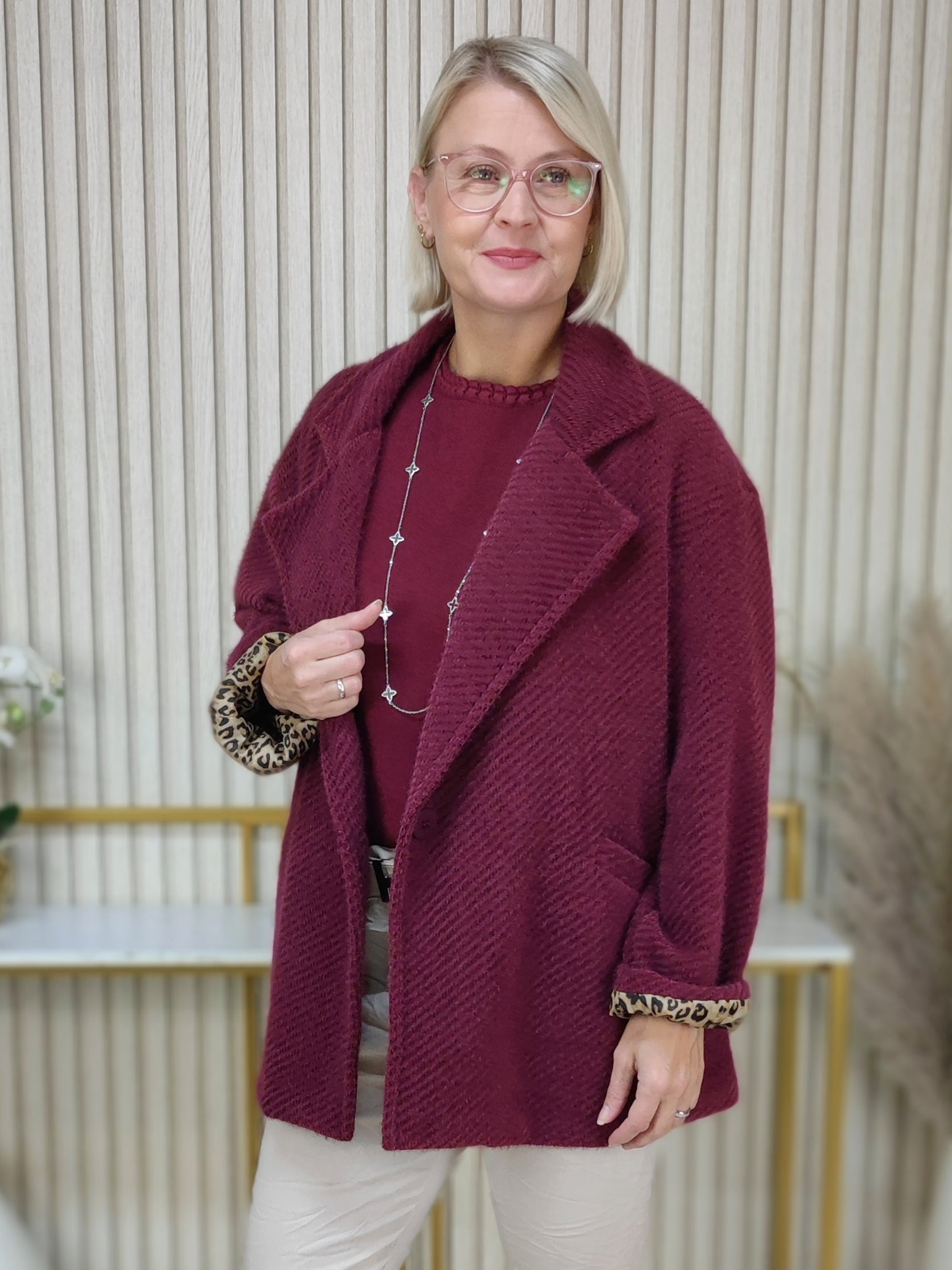 Jacke "Michaela" vino (40-44)