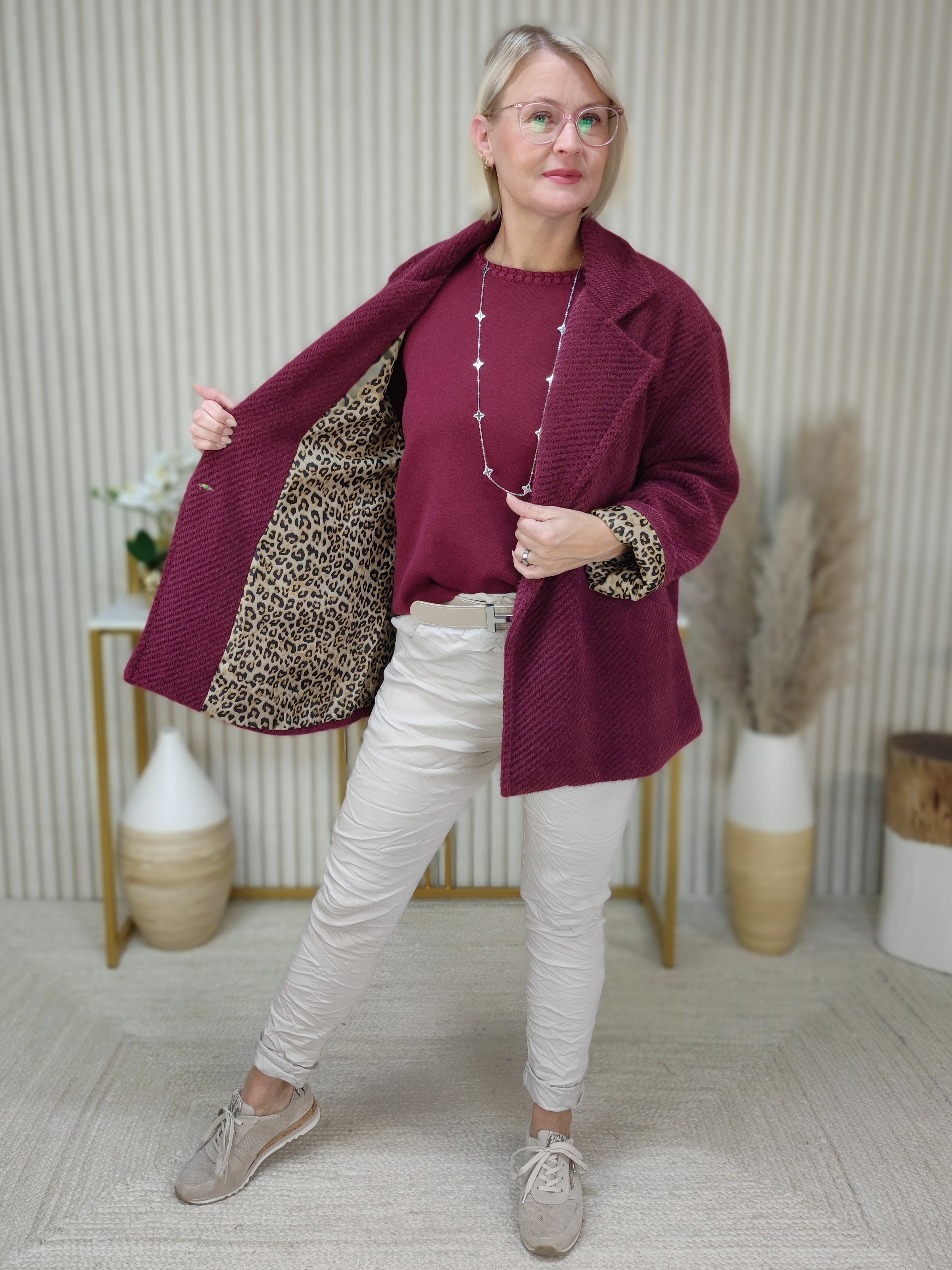 Jacke "Michaela" vino (40-44)