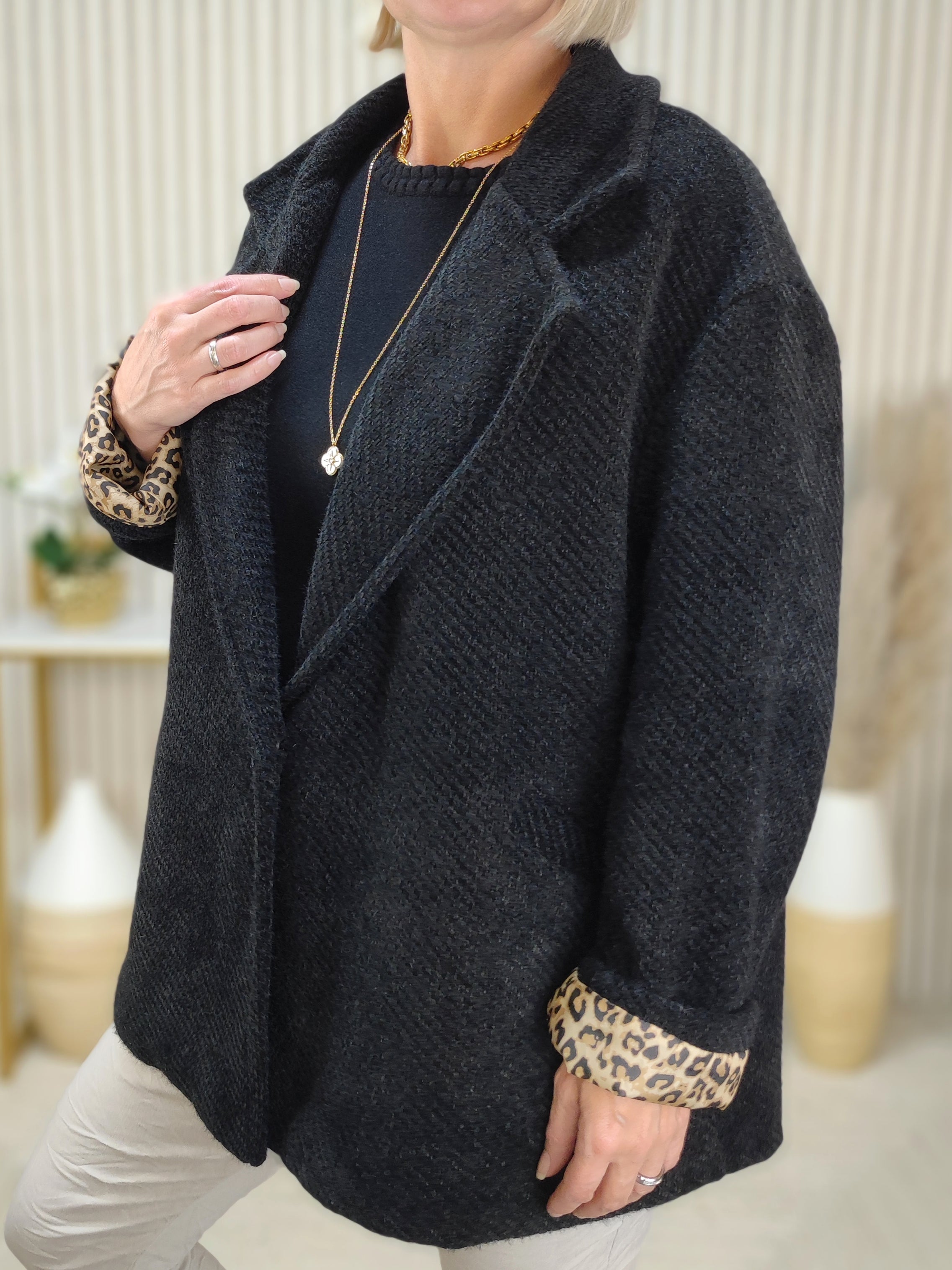 Jacke "Michaela" schwarz (40-44)