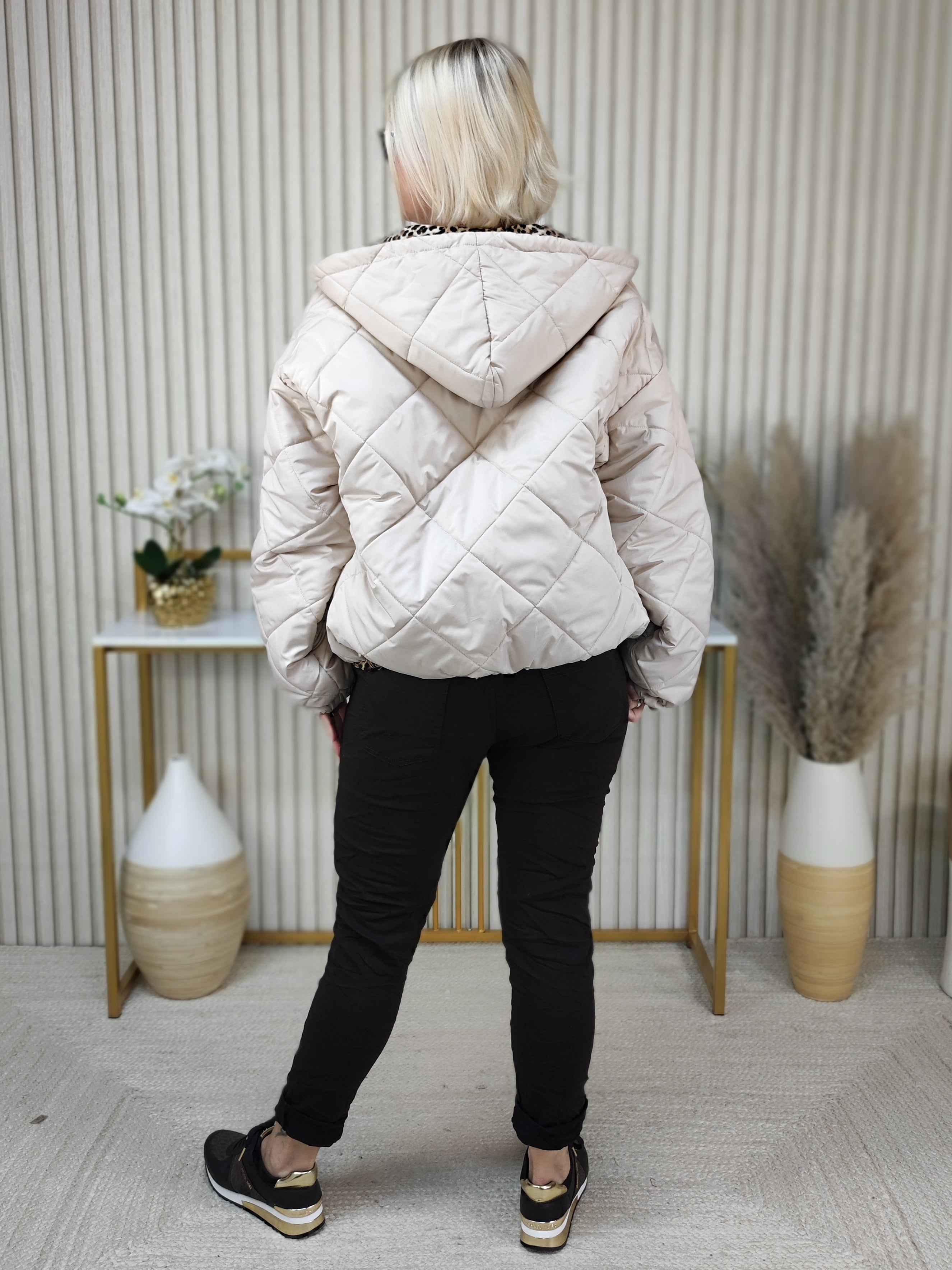 Steppjacke beige (38-42/44)
