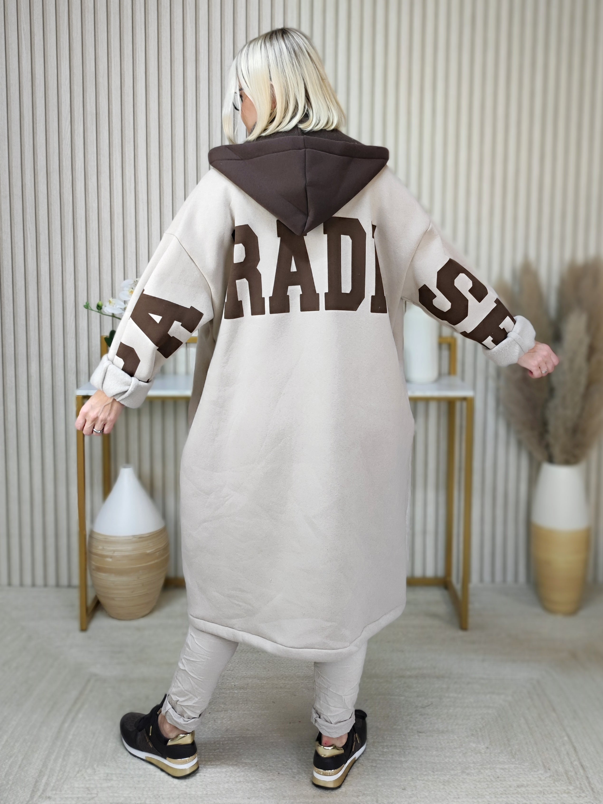 Sportlicher Mantel "Paradise" in beige (40-44/46)