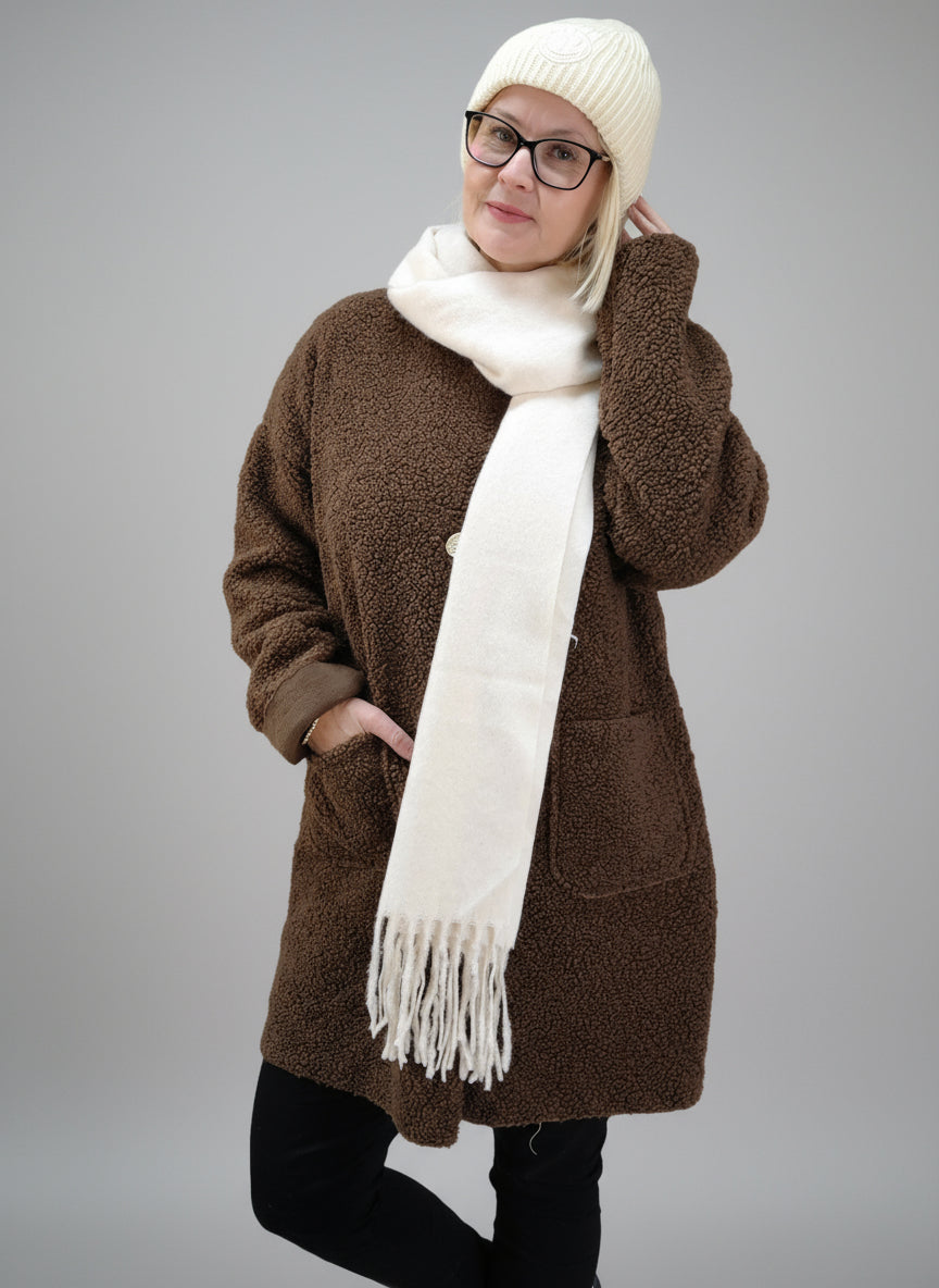 Kuschelschal uni in 5 Farben