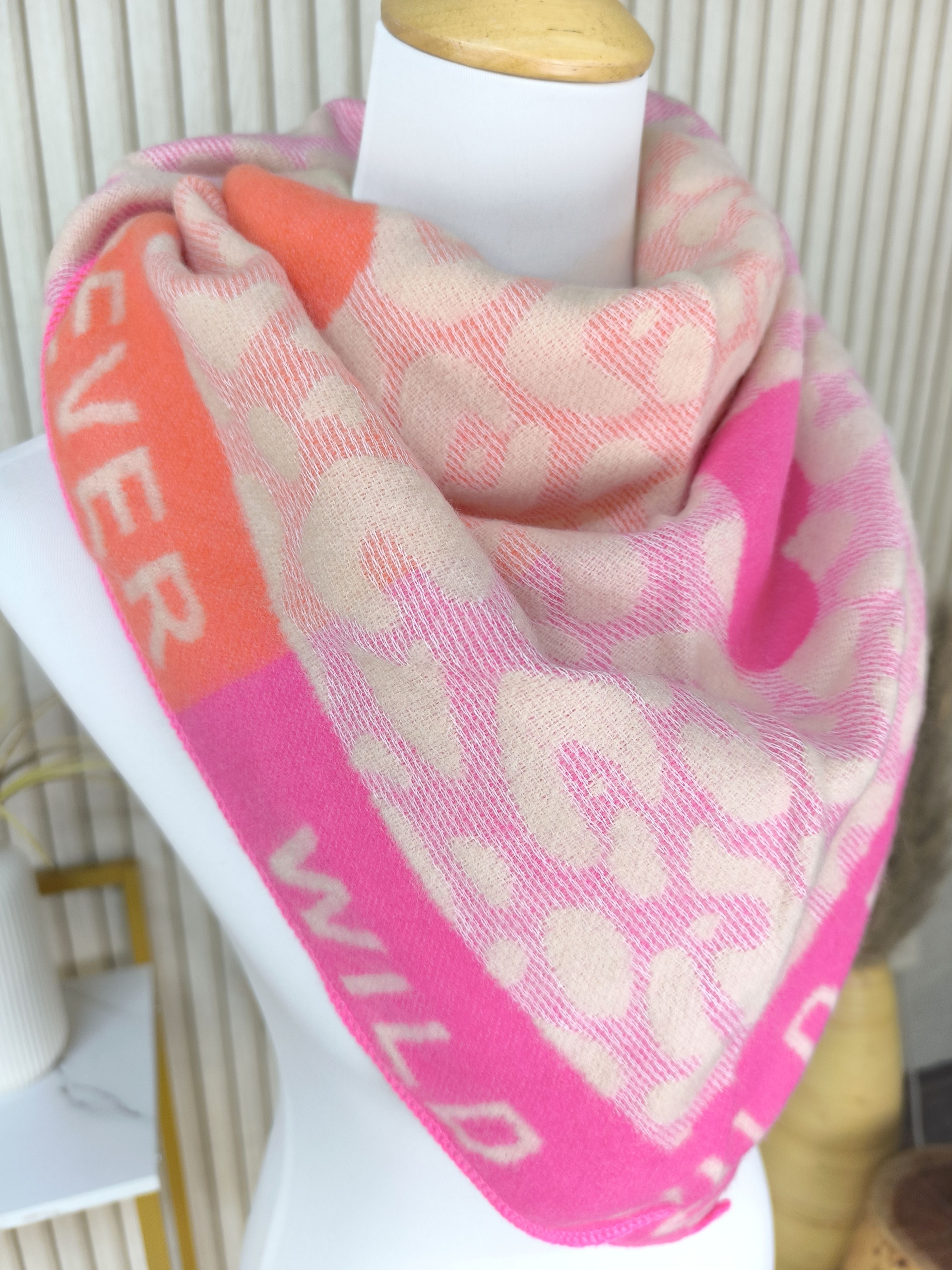 Wollschal/Dreieckschal "Forever Wild" (in 2-Farben)