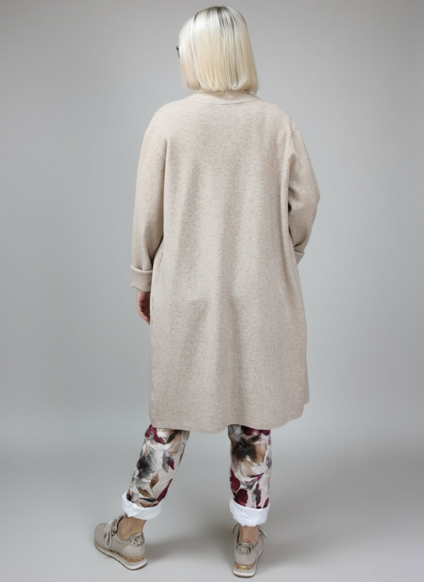 Weicher Cardigan Uni light camel (38-44)