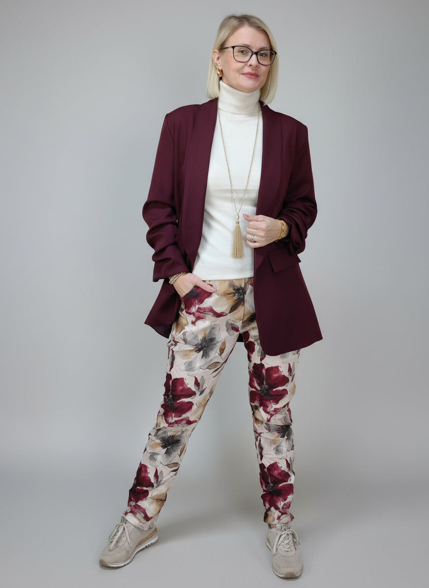 Leichter Unterziehpullover "Susi" mit kurzem Arm hellbeige (36-42)