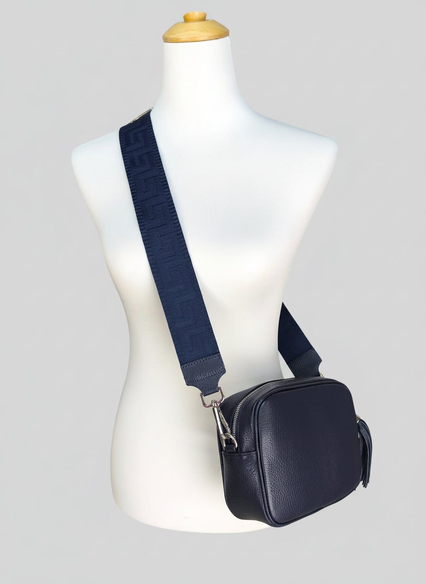 Taschengurt aus Stoff zum wechseln in dunkelblau