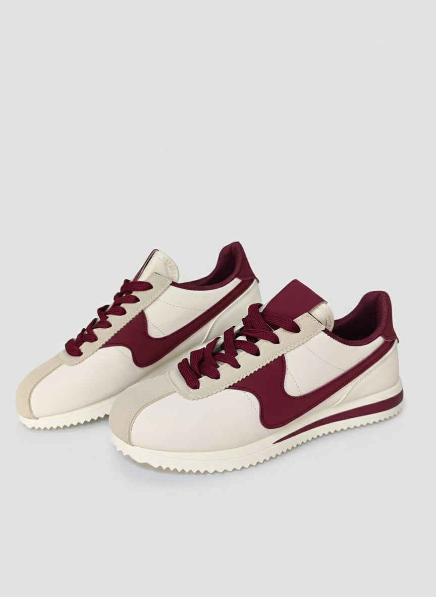 Sneaker beige/vino in den Größen 36-41