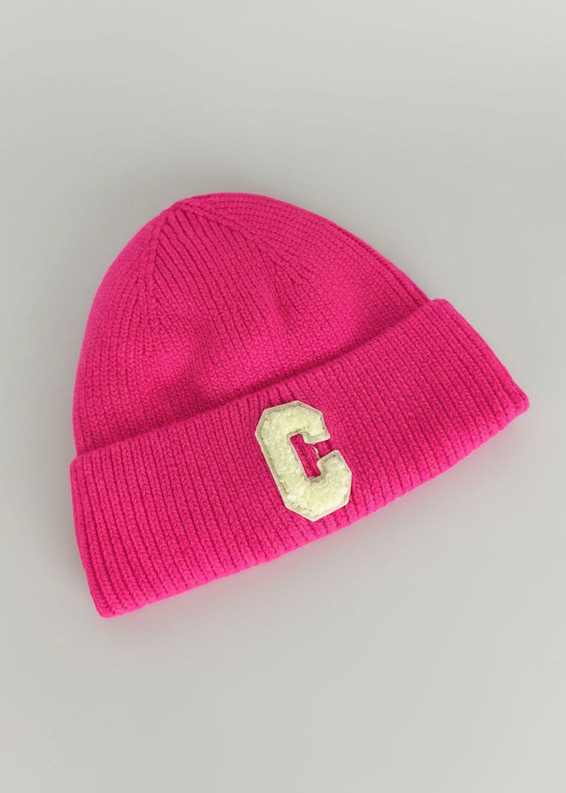Mütze "C" in pink