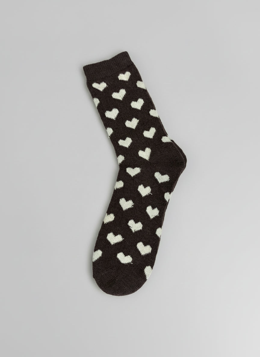 Süße Socken in schoko oder schwarz (36-41)