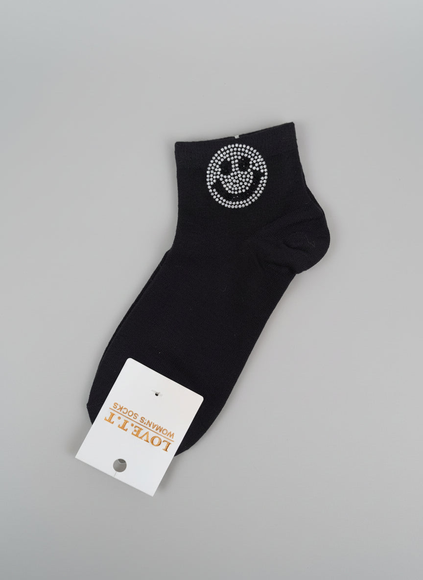 Sneaker - Socken "Smile" in 3 Farben (36-41)