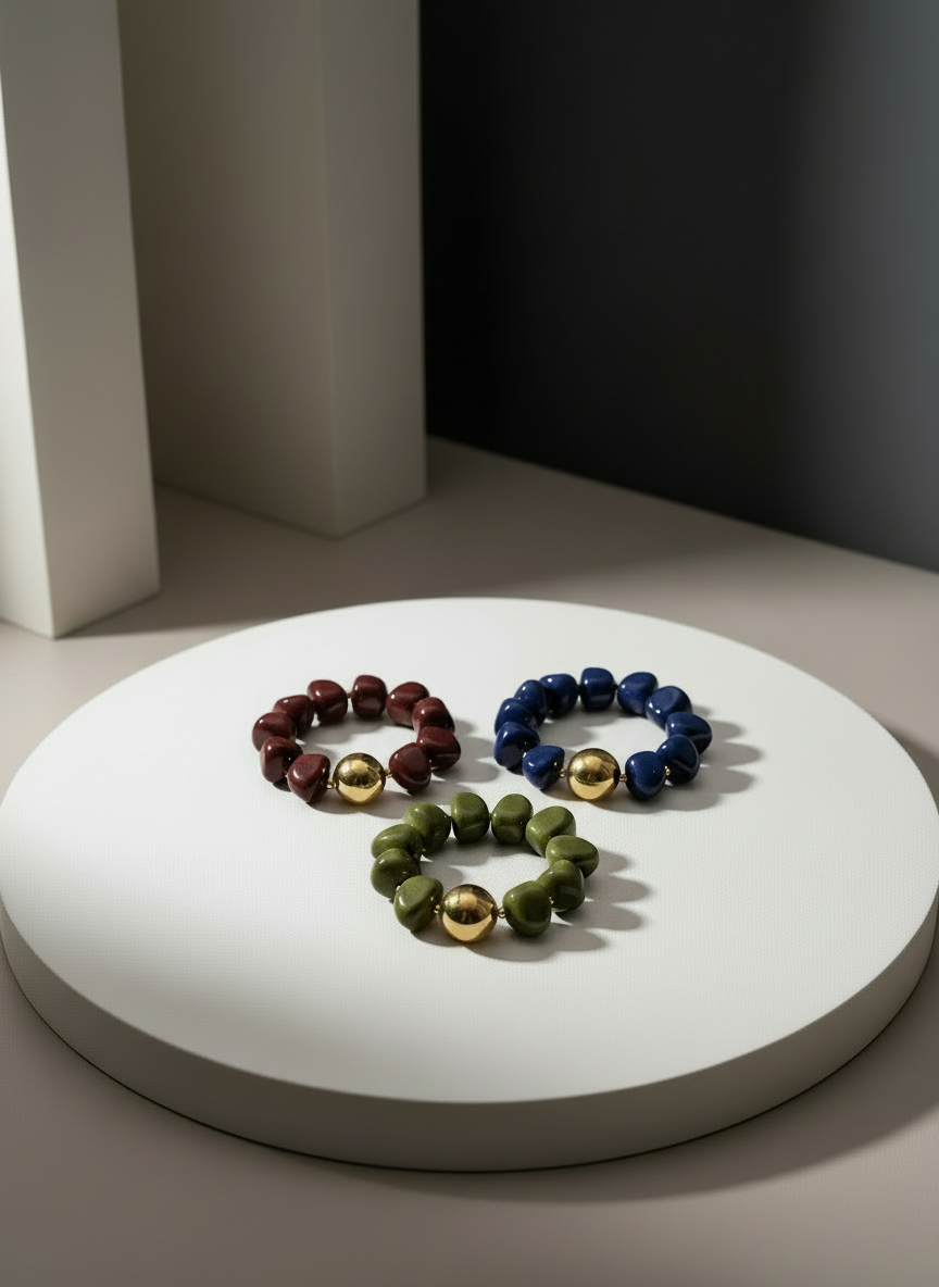 Stylisches Modeschmuck Armband in 3 verschiedenen Farben