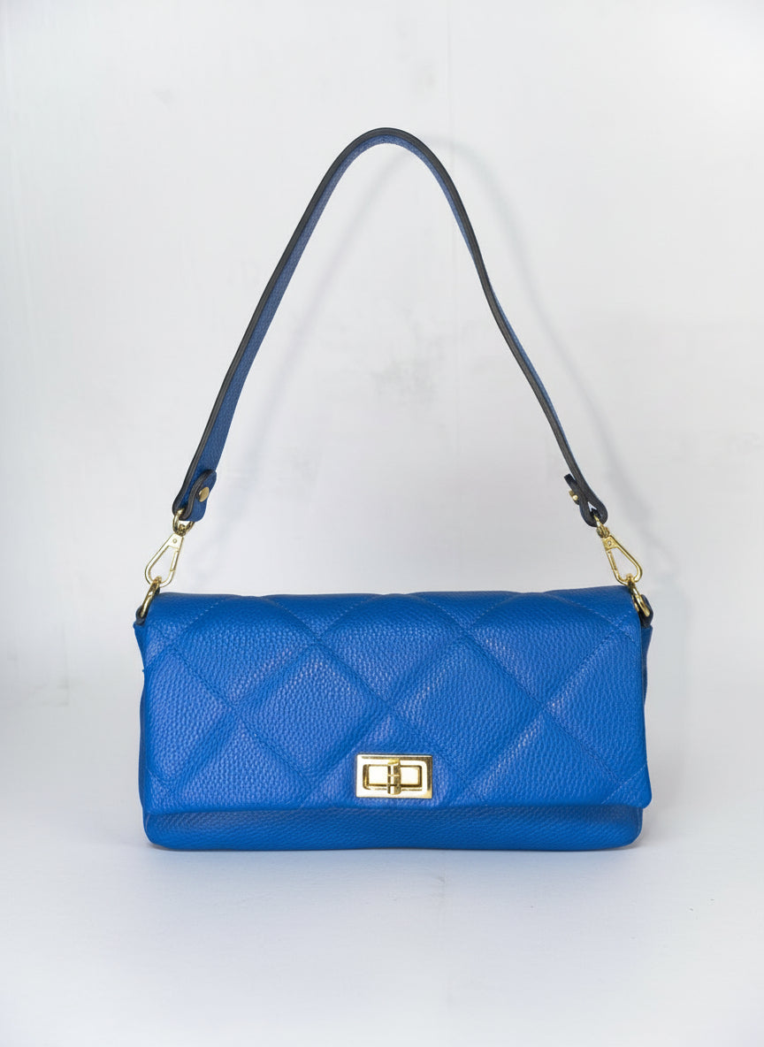 Lederhandtaschen/Clutch blau