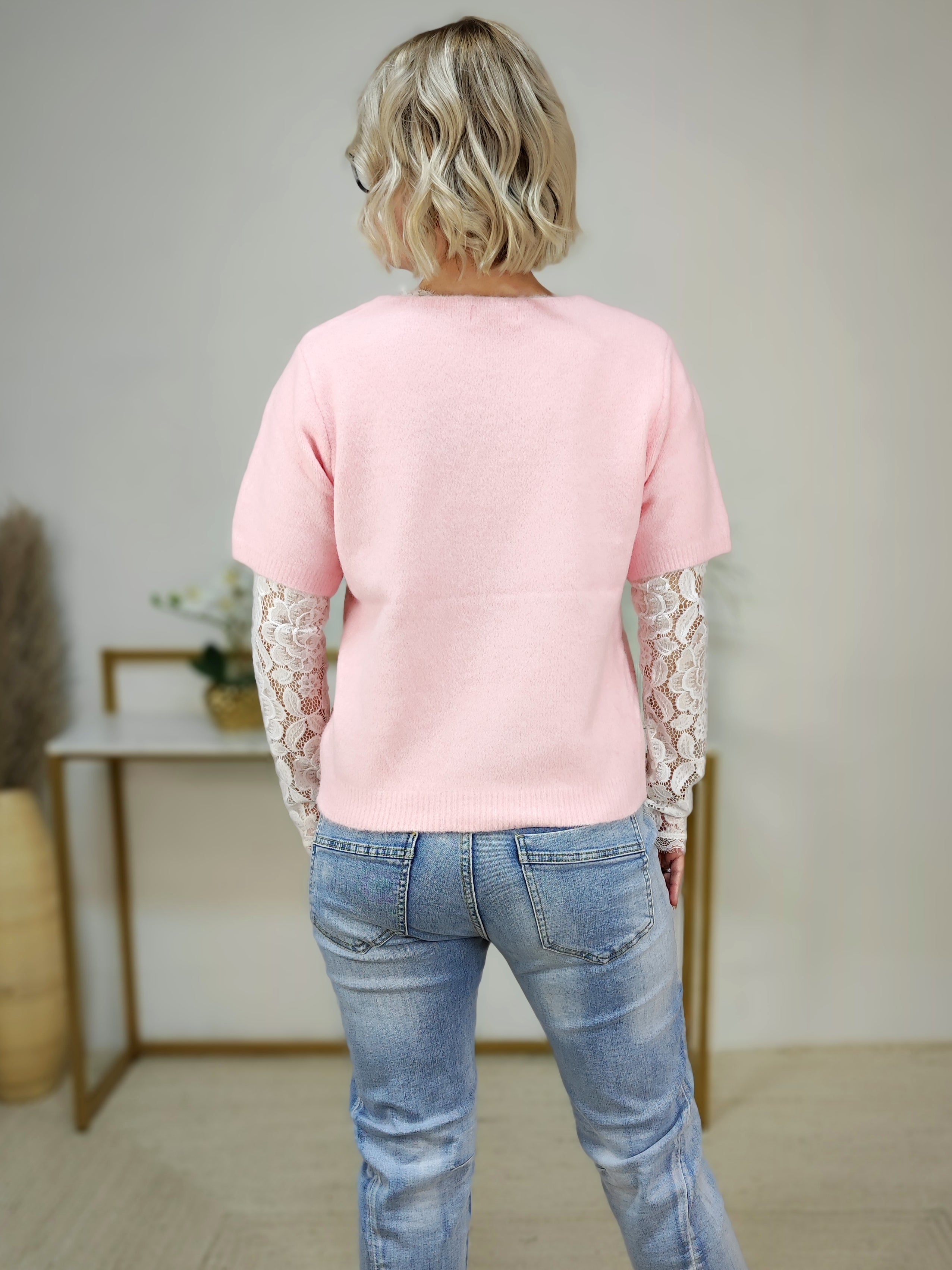 Pulli "L.A." in rosa (36-42)