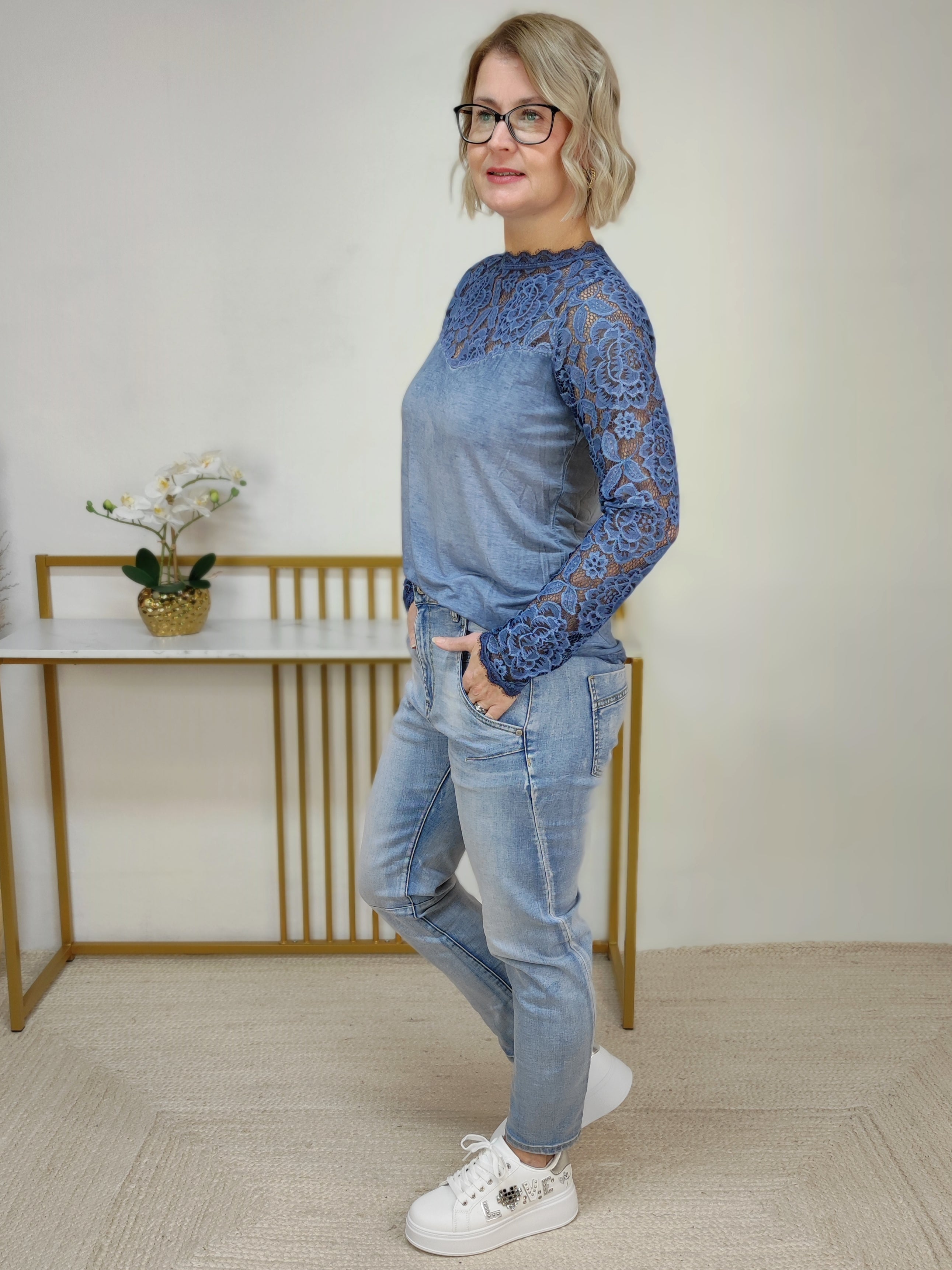 Helle Stretchjeans "Emma" Größen 38 -46