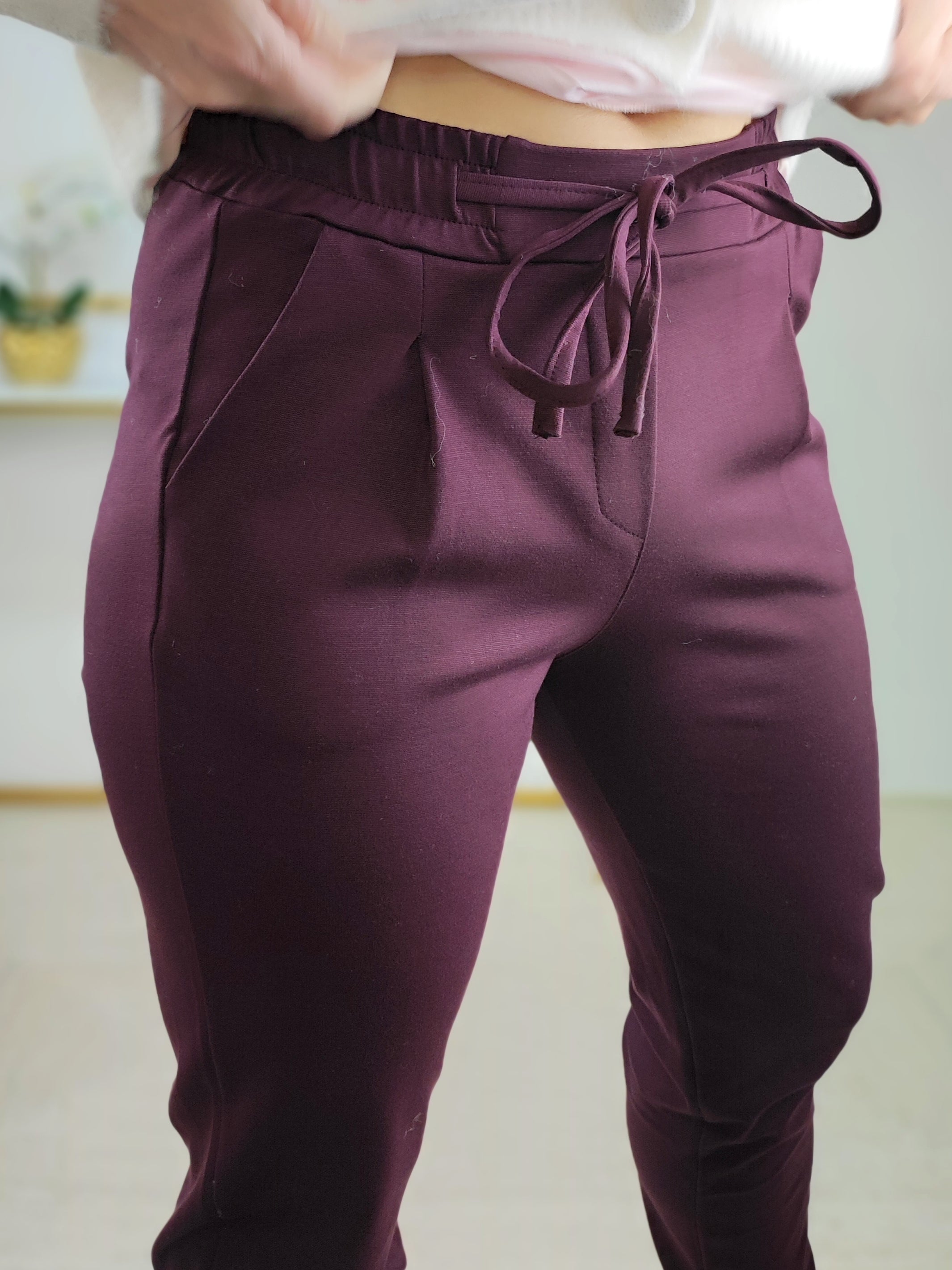 Stoffhose/Chinohose vino (M/L)