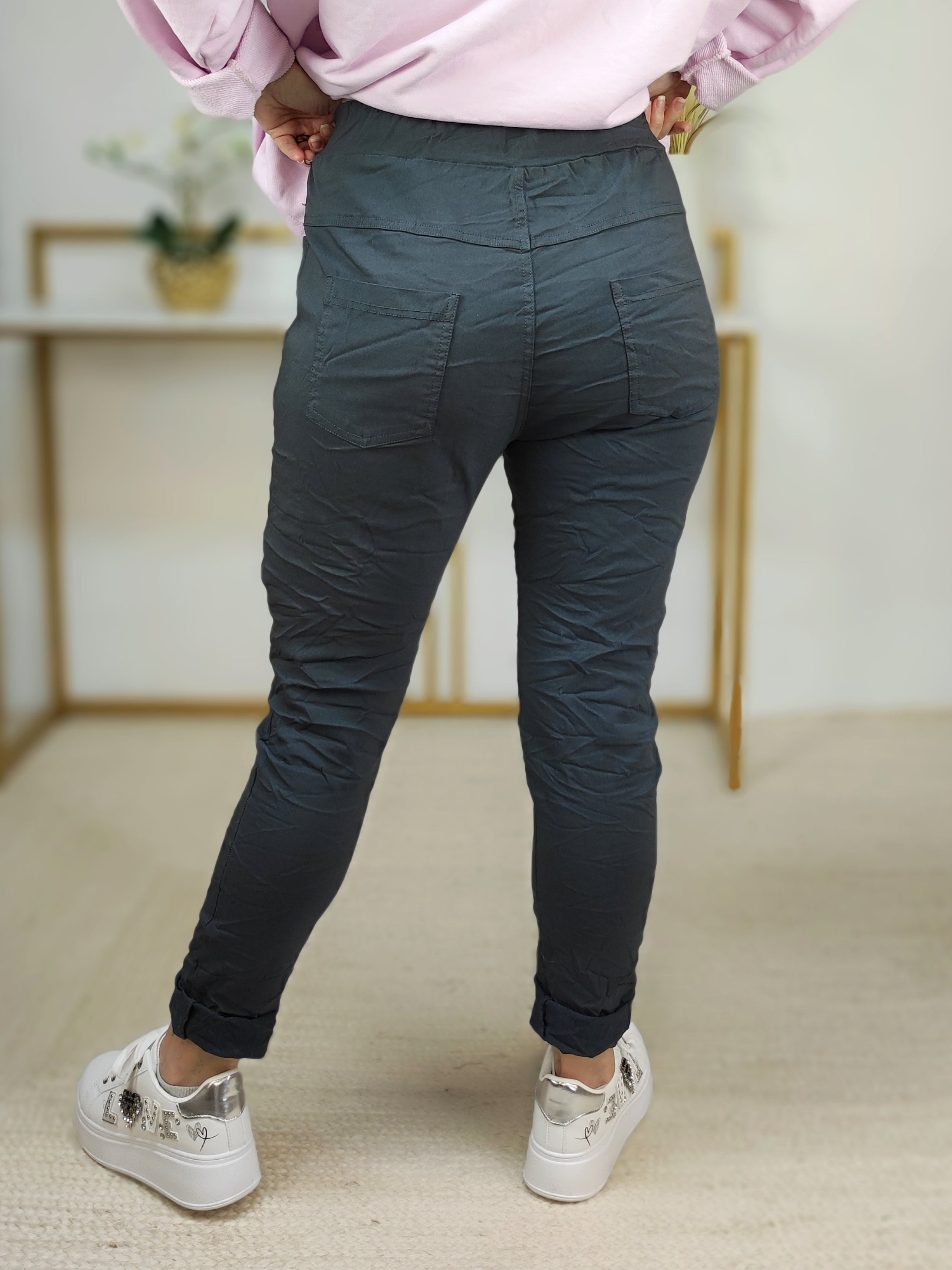 Stretchhose/Joggpant anthrazit (36-42/44)