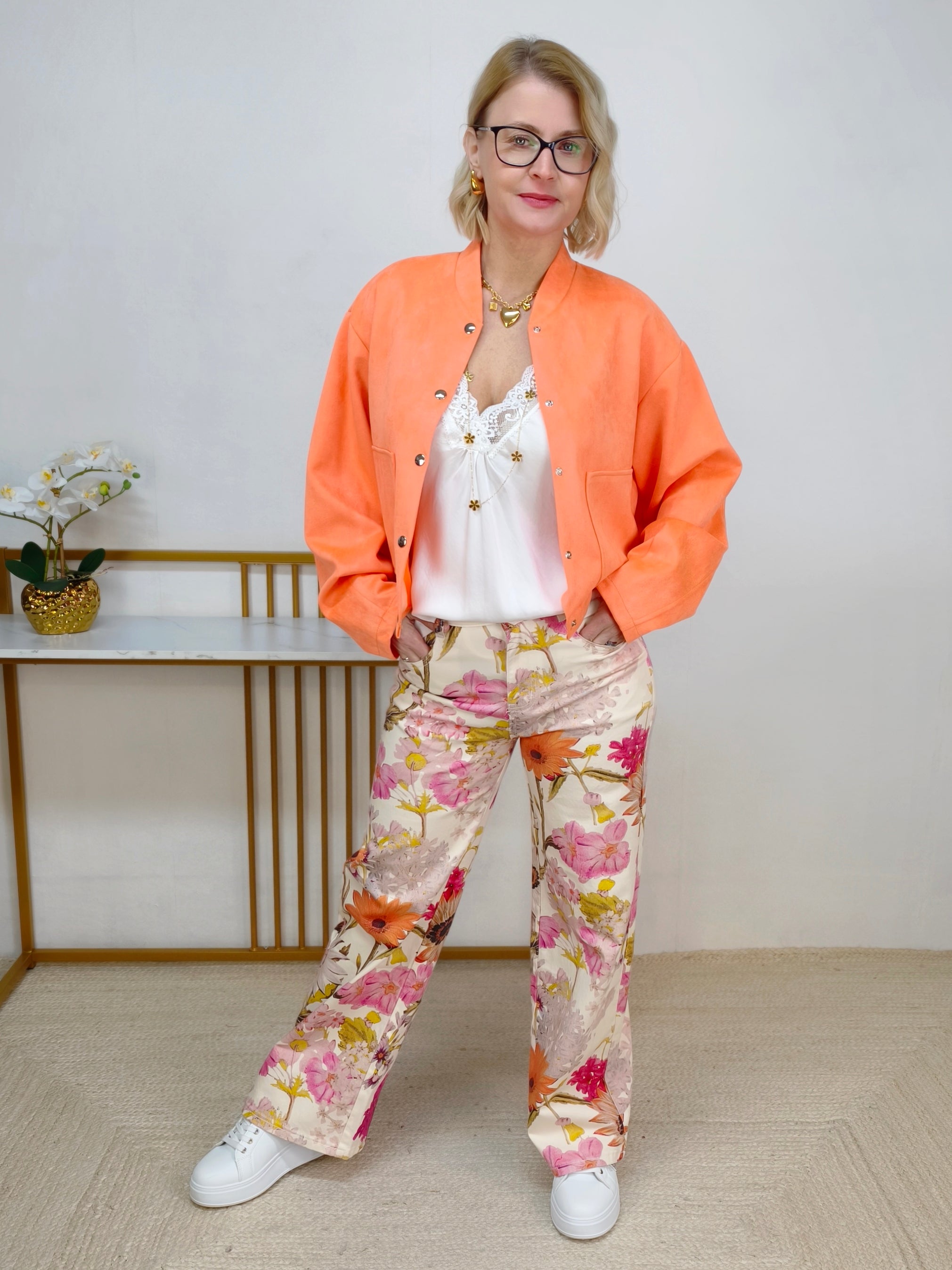 Jacke "Mia" orange (38-42/44)