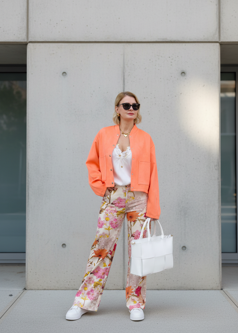 Jacke "Mia" orange (38-42/44)