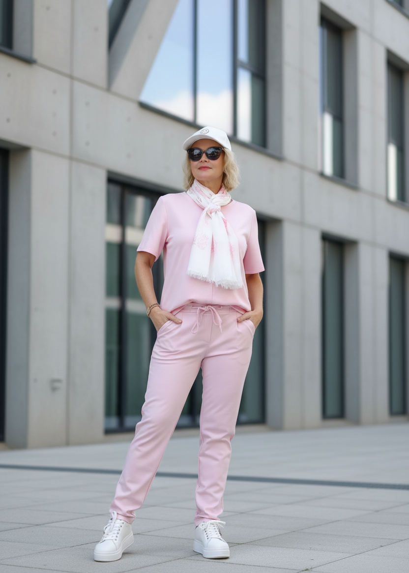Shirt "Ines" uni rosa (36-42)