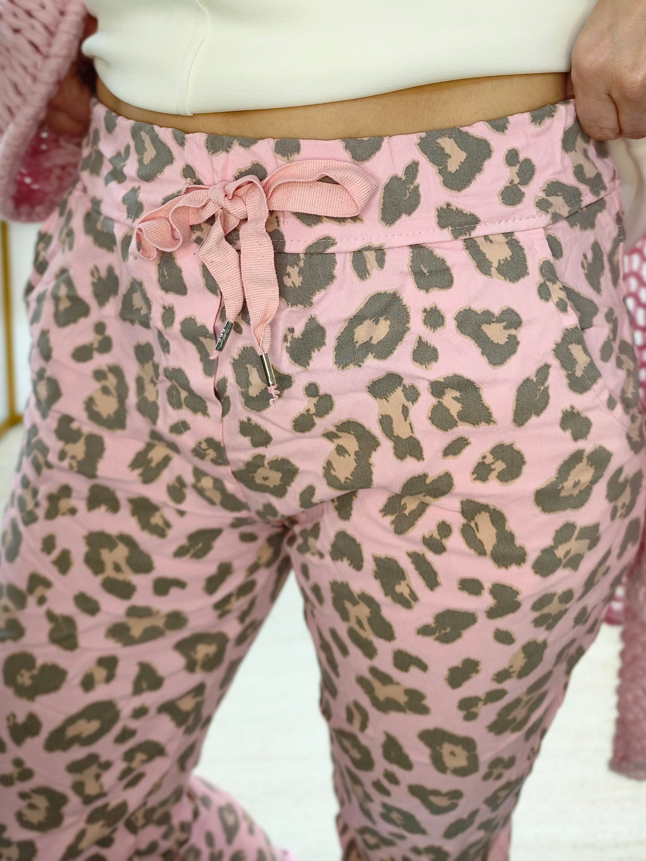 Stretchhose/Joggpant Leo/Rosa (36-42/44)